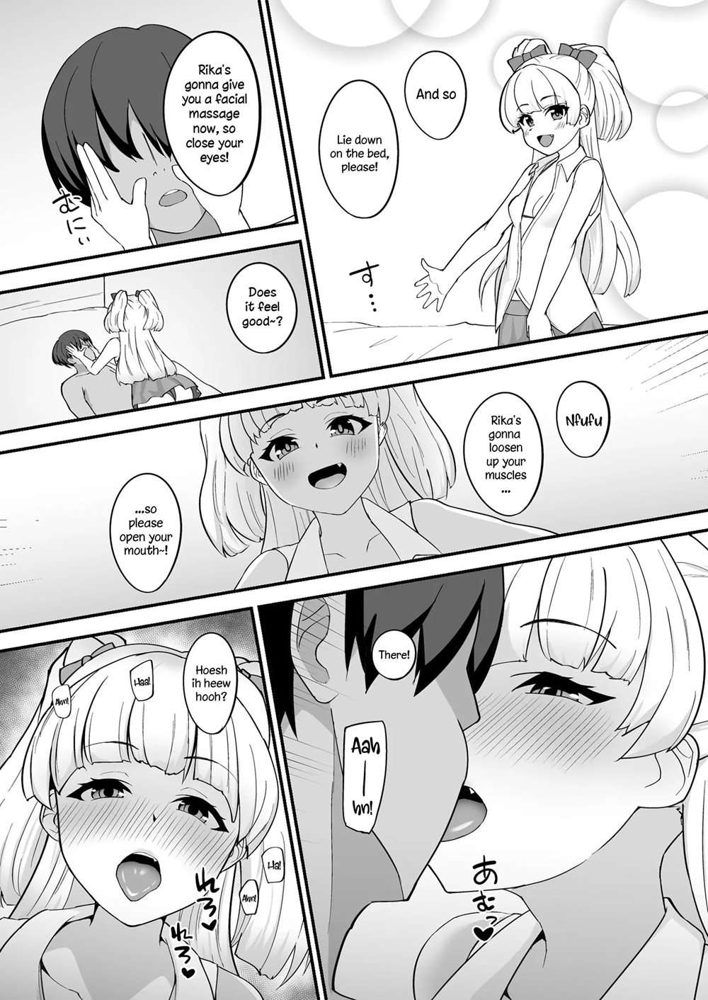 Rika Is P-kun's Personal Masseuse [Oneshot]