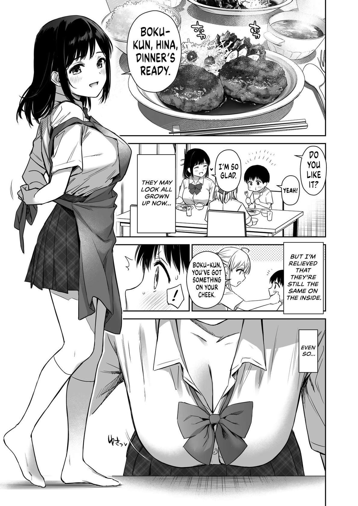 [Amakuchi Syoujo (Umakuchi Syouyu)] Naisho no Hajimete ~Suunenburi ni Atta Shinseki no Bijin JK Shimai ni Ecchi no Tehodoki Sarechaimasu~ [English] {RedLantern} [Digital]