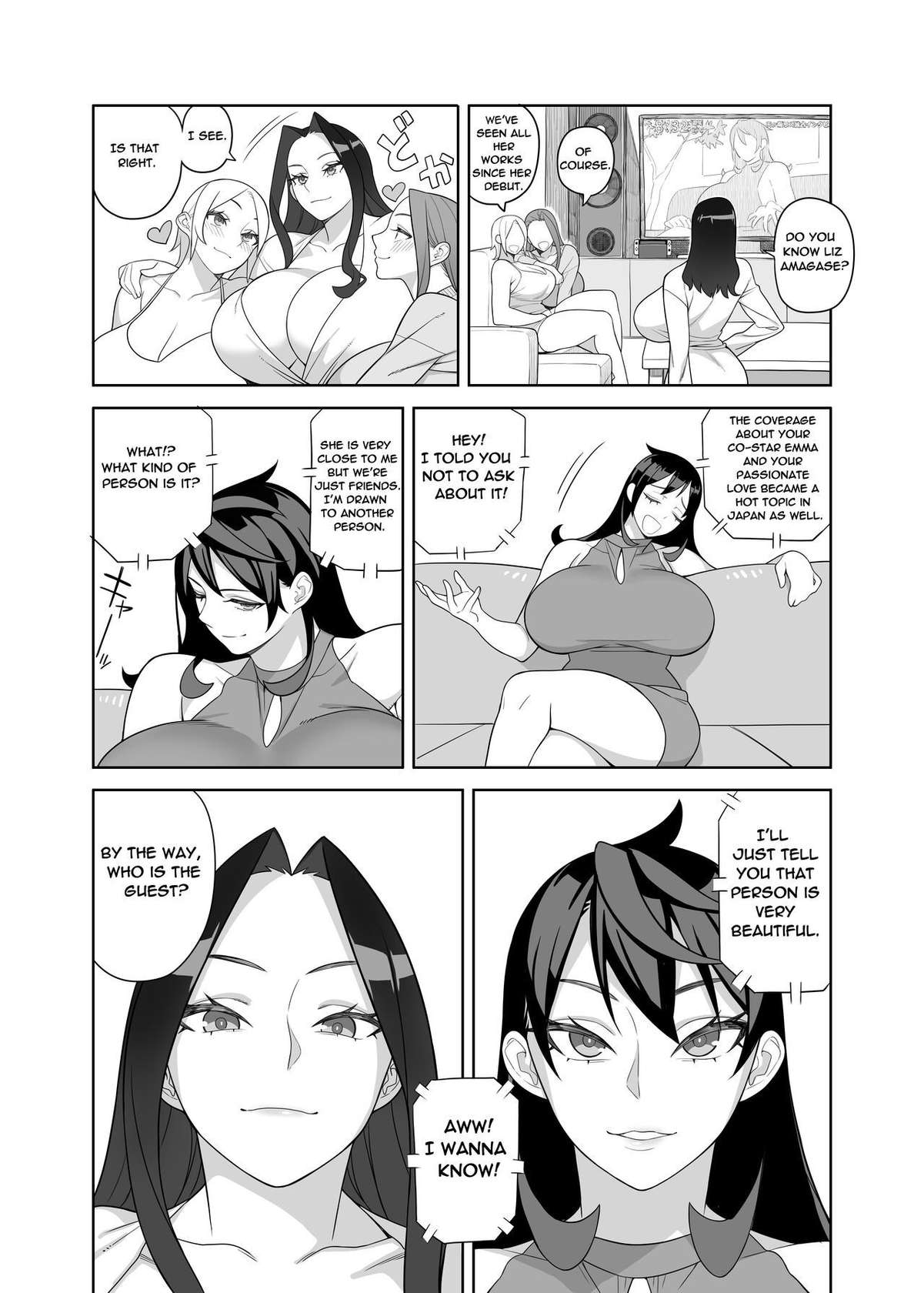 [Hidarikiki] Bakunyuu Celebrity | Monster Breasts Celebrity (English)