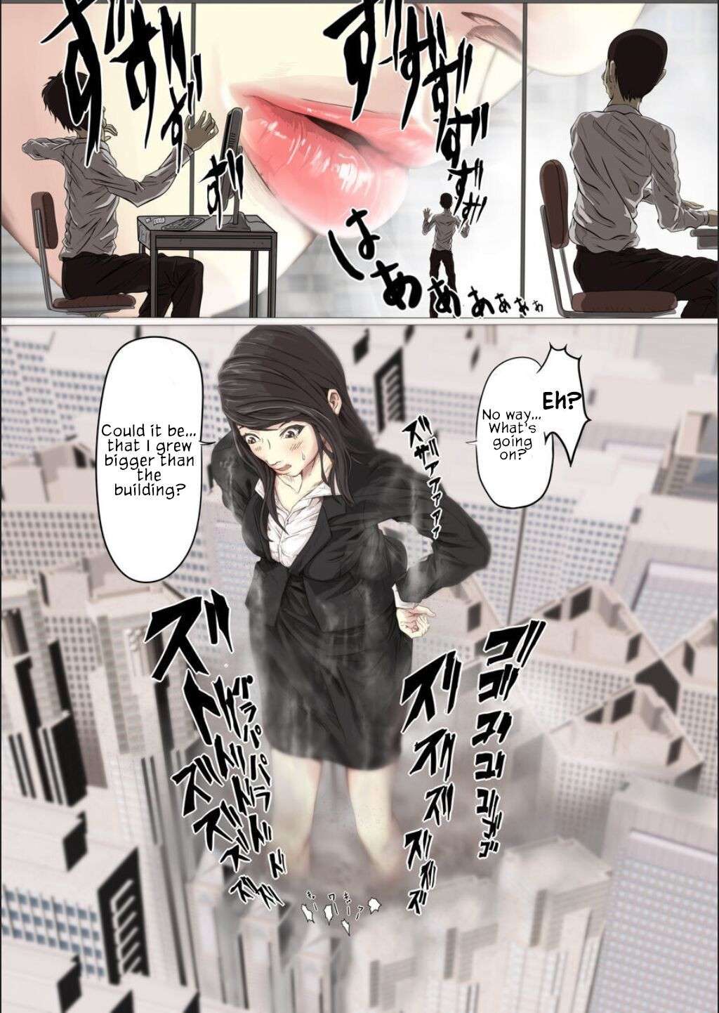 [Pakufa] Kyodai Musume Short Short Saito Shizue no Baai |  Giantess short story: Saito Shizue’s case [English]