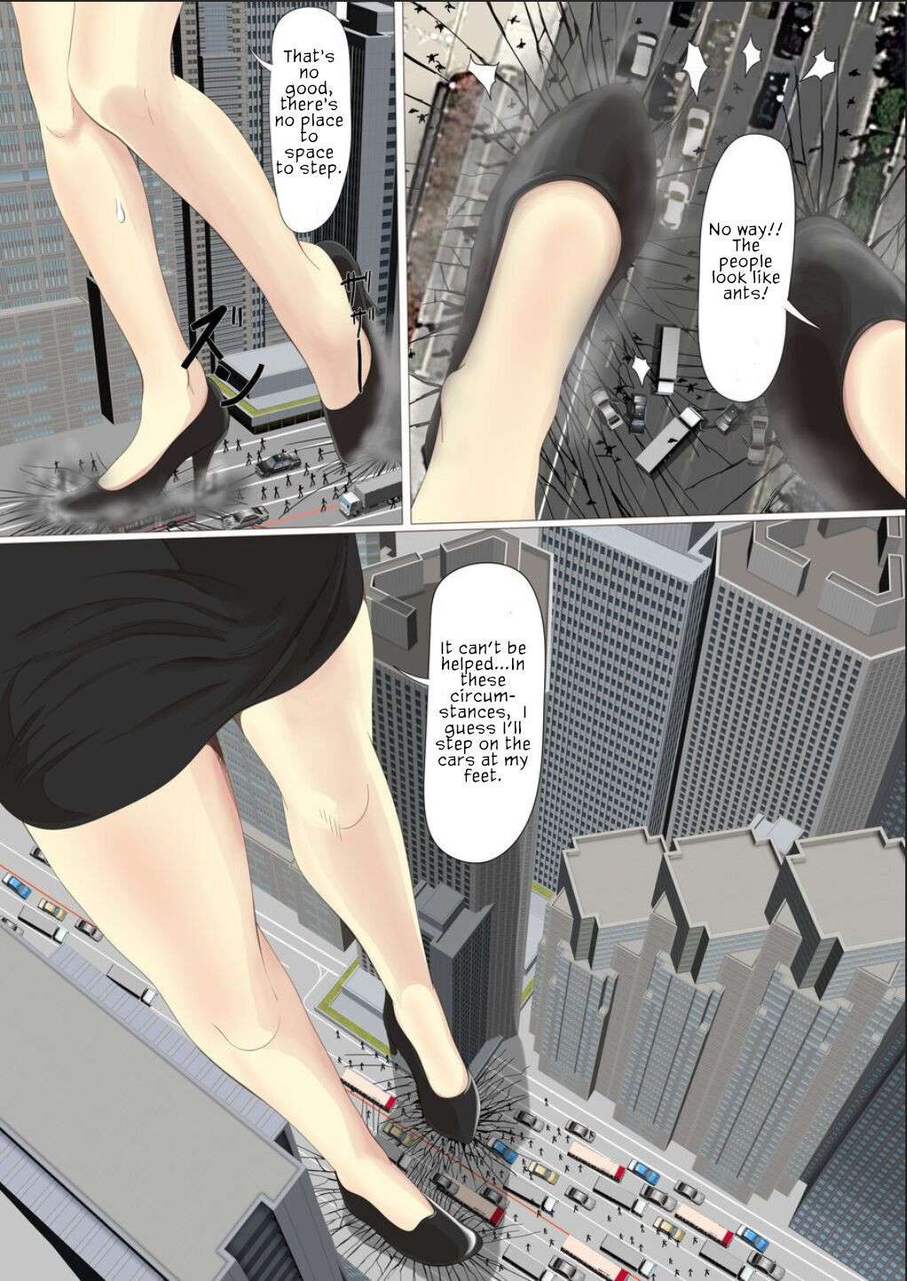 [Pakufa] Kyodai Musume Short Short Saito Shizue no Baai |  Giantess short story: Saito Shizue’s case [English]