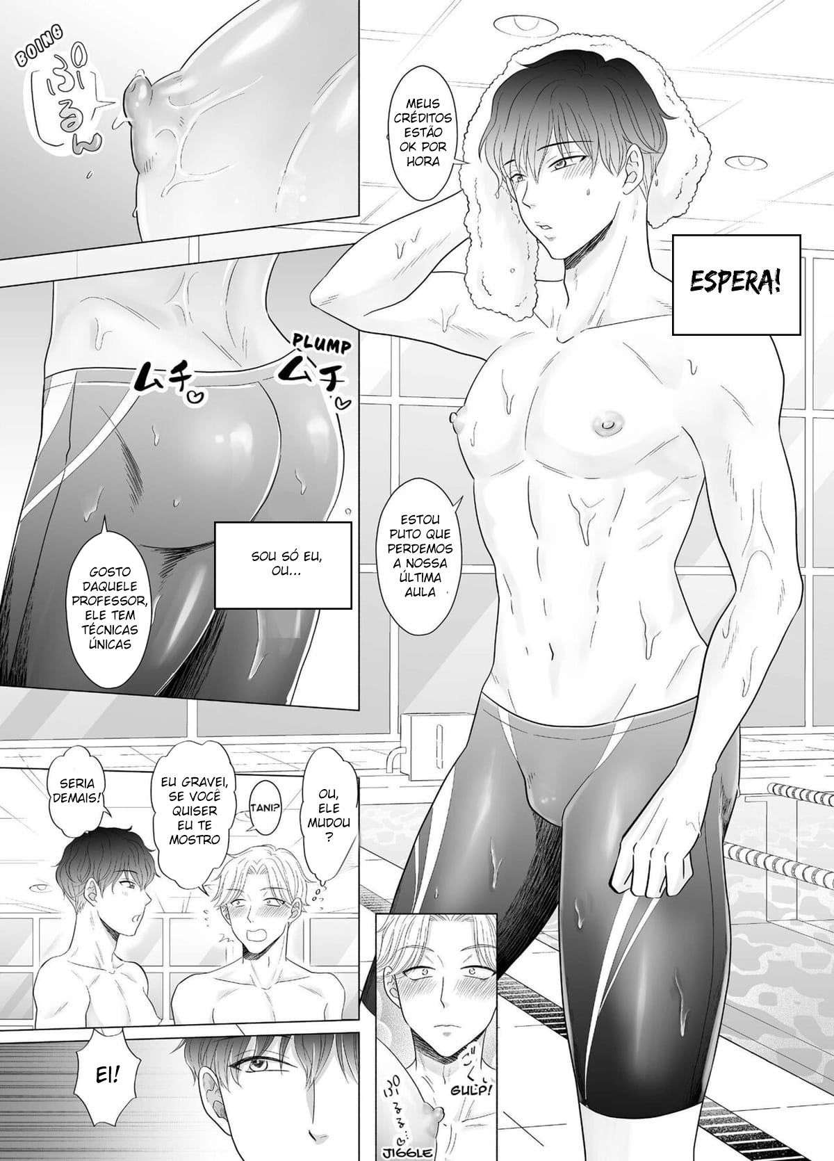 [Kanraitei (Beniko)] Kugakusei Touma-kun no Grey na Beit 2.5 ~Poolside no Junan~ | Toma's Questionable Part-time Job 2.5 ~Poolside Problems~ [Portuguese-BR]