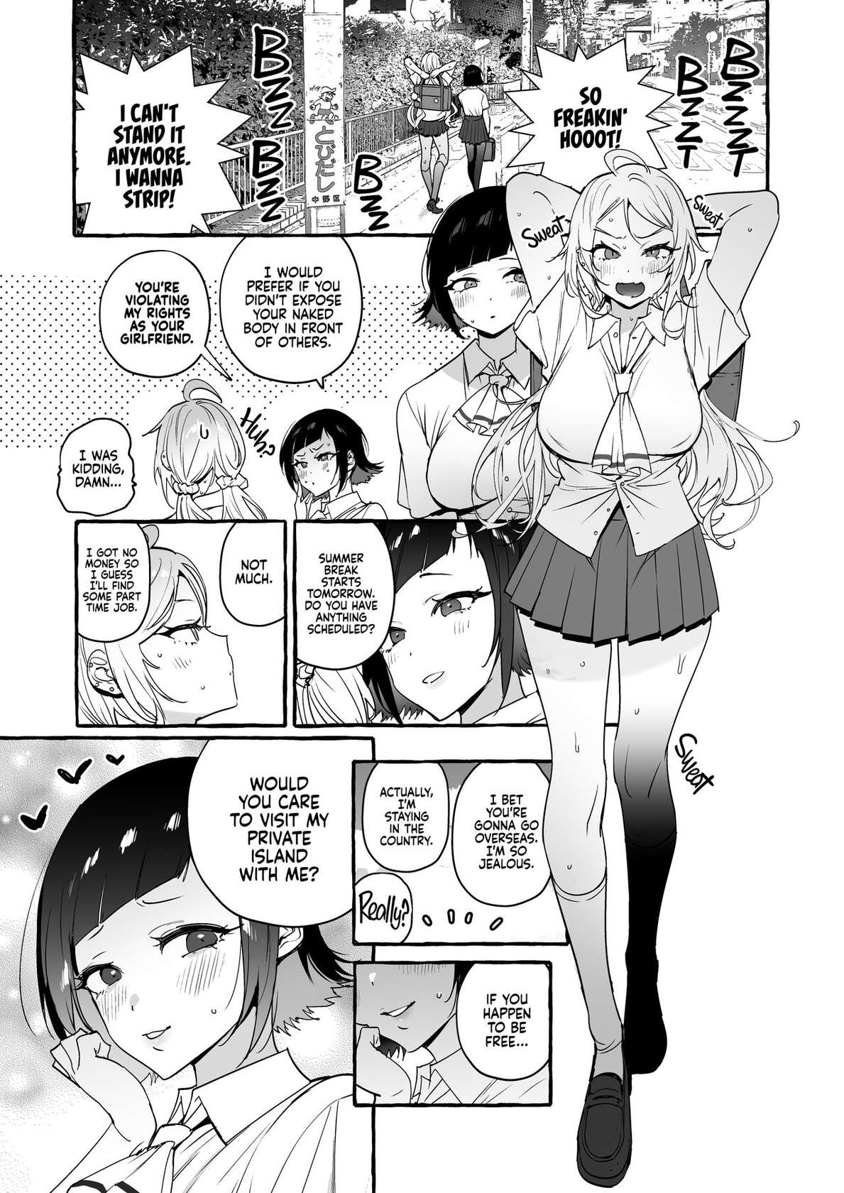 [Hibon (Itami)] Futanari-san to Nonke-san Vacance Hen [English] {2d-market.com} [Decensored] [Digital]