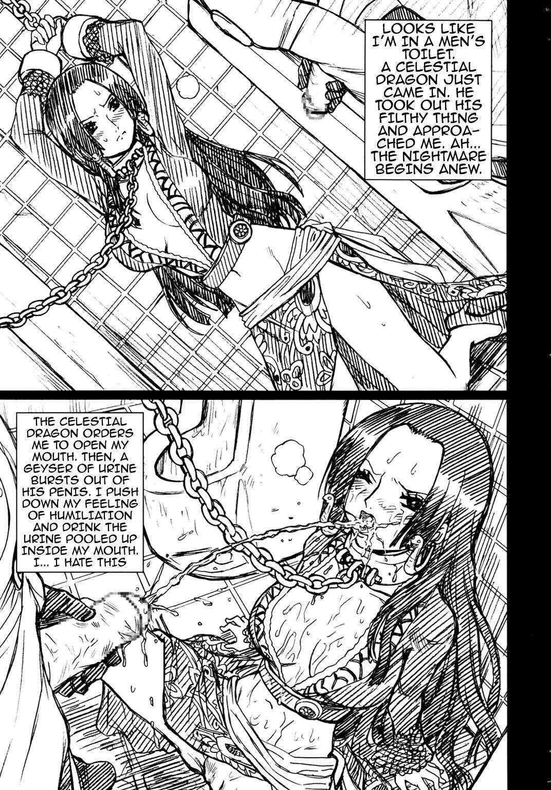 (COMIC1☆4) [Rat Tail (Irie Yamazaki)] ONE PIECE FILE Hancock Gazoushuu (One Piece) [English] {EL JEFE Hentai Truck}