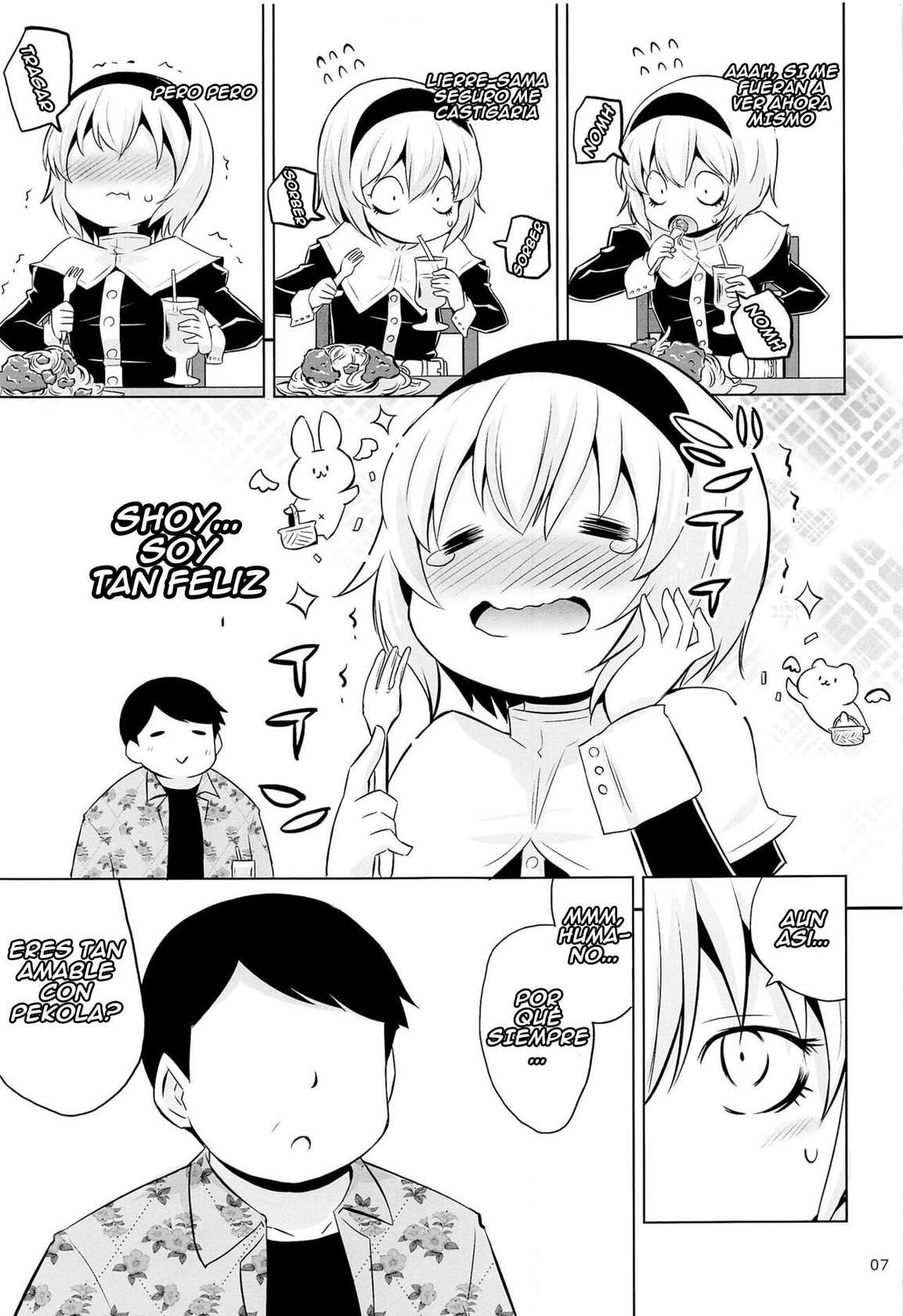 (C100) [Ororiya Enpitsudo (Murian)] Pekora-sama wa Datenshi. | Pekora-sama Is a Fallen Angel (Jashin-chan Dropkick) [Spanish]