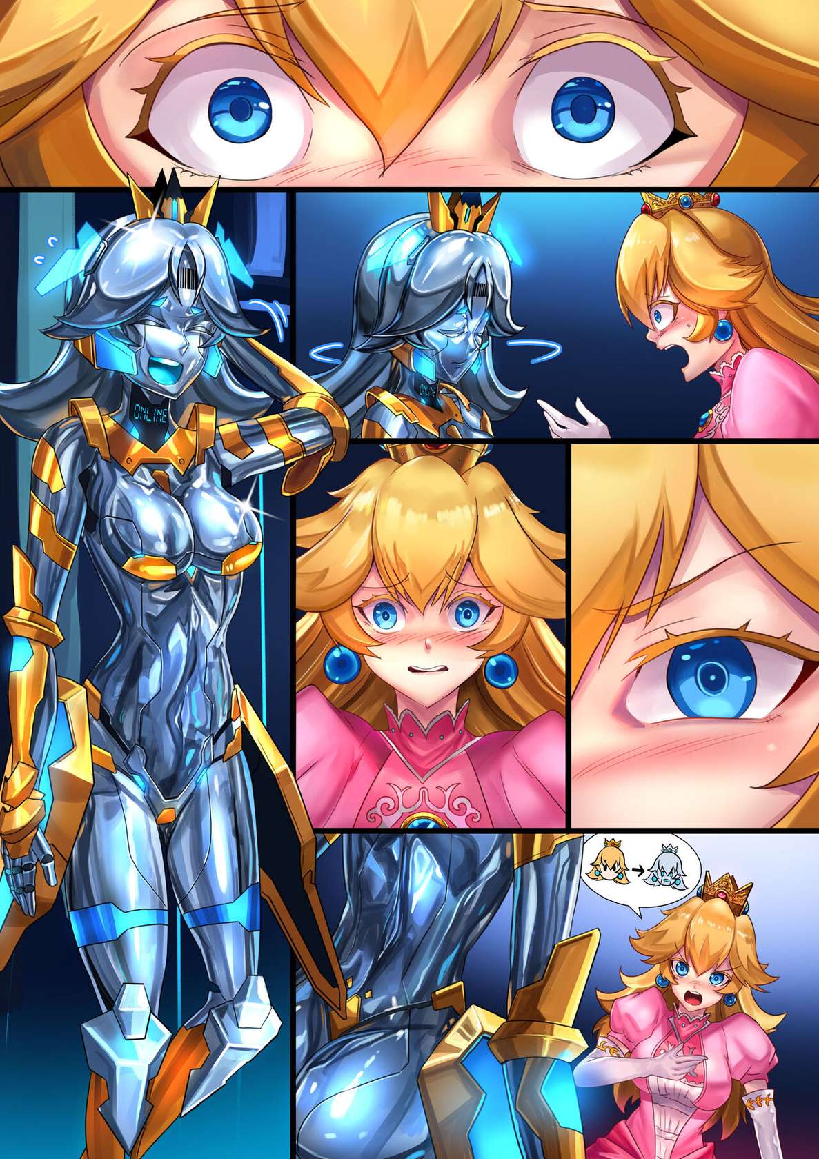 [Ibenz009] Princess Peach Robot Transformation