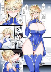 [Kumakiti] Lancer Artoria (FGO Icha Love Ero Goudou ~Junai Tokuiten Lovedea~) (Fate/Grand Order) [English] {The People With No Name} [Colorized] {Satansoft}