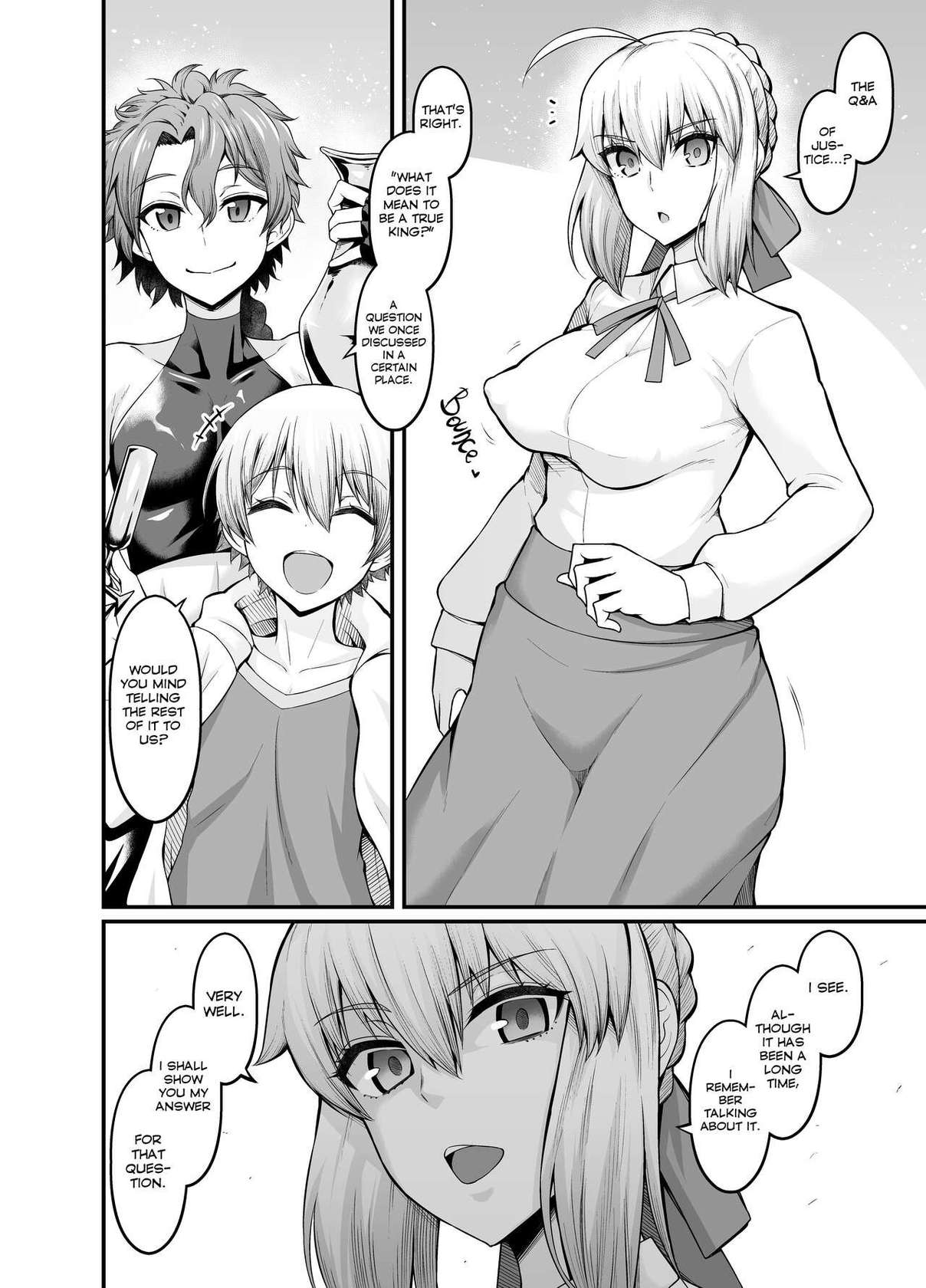 [Ankoman] Artoria (Saber), Seihai Mondou Futatabi (Fate Grand Order) [English] [hardcase8translates]