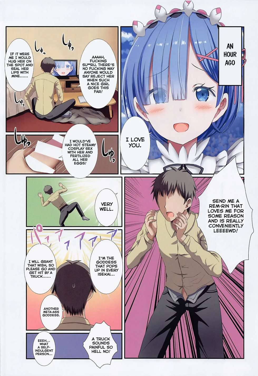 Cosplay SEX With Rem-Rin Who Was Transported To My House [Oneshot]