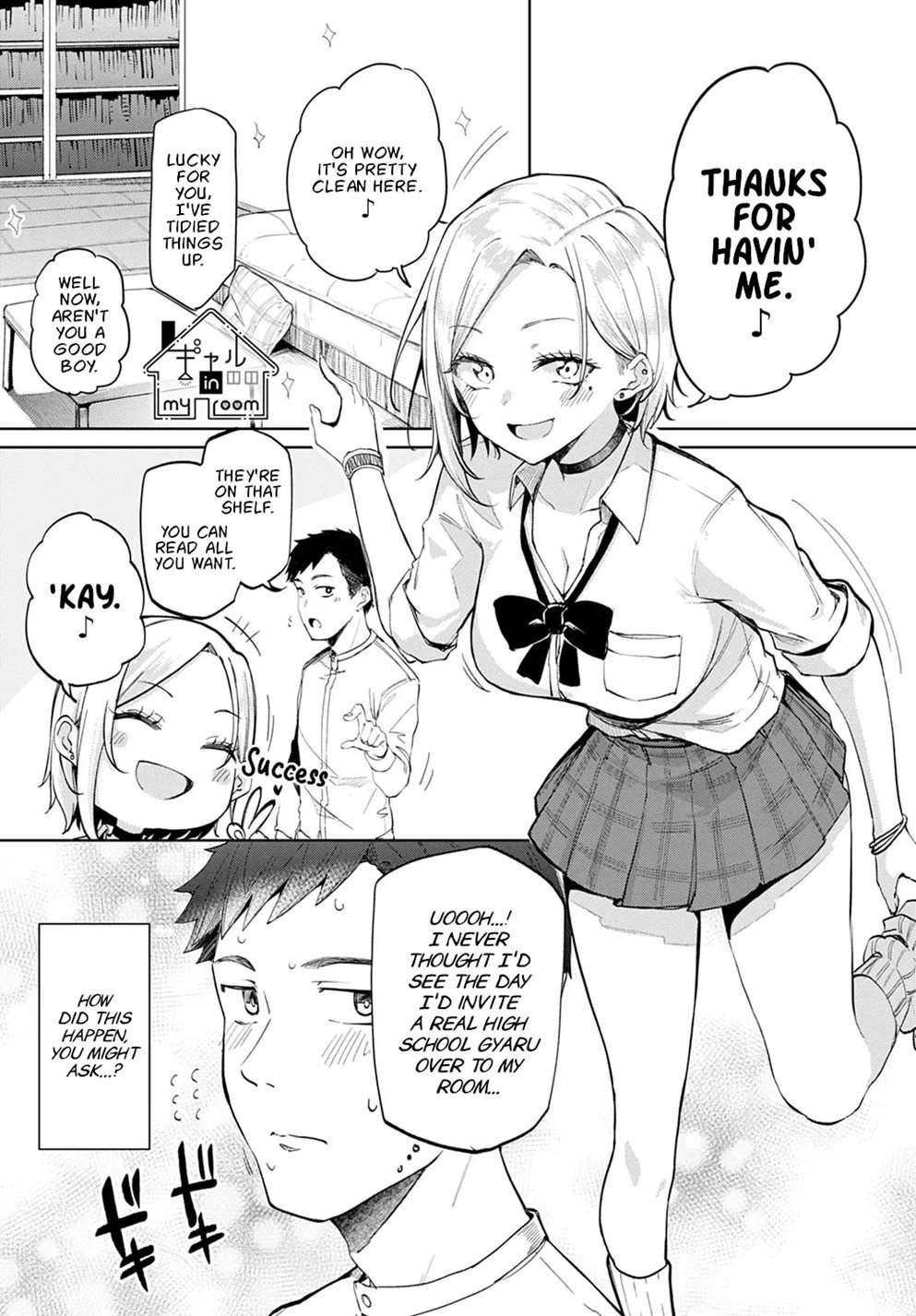 Gyaru In My Room [Oneshot]