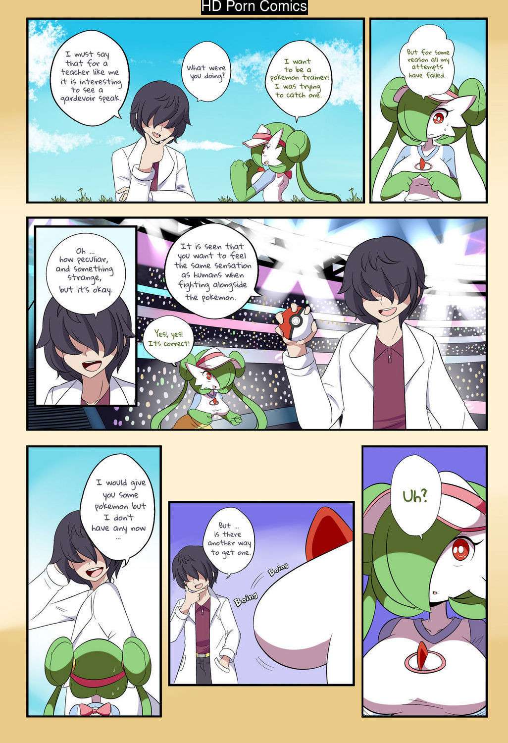 Gardevoir Trainer Comic Porn