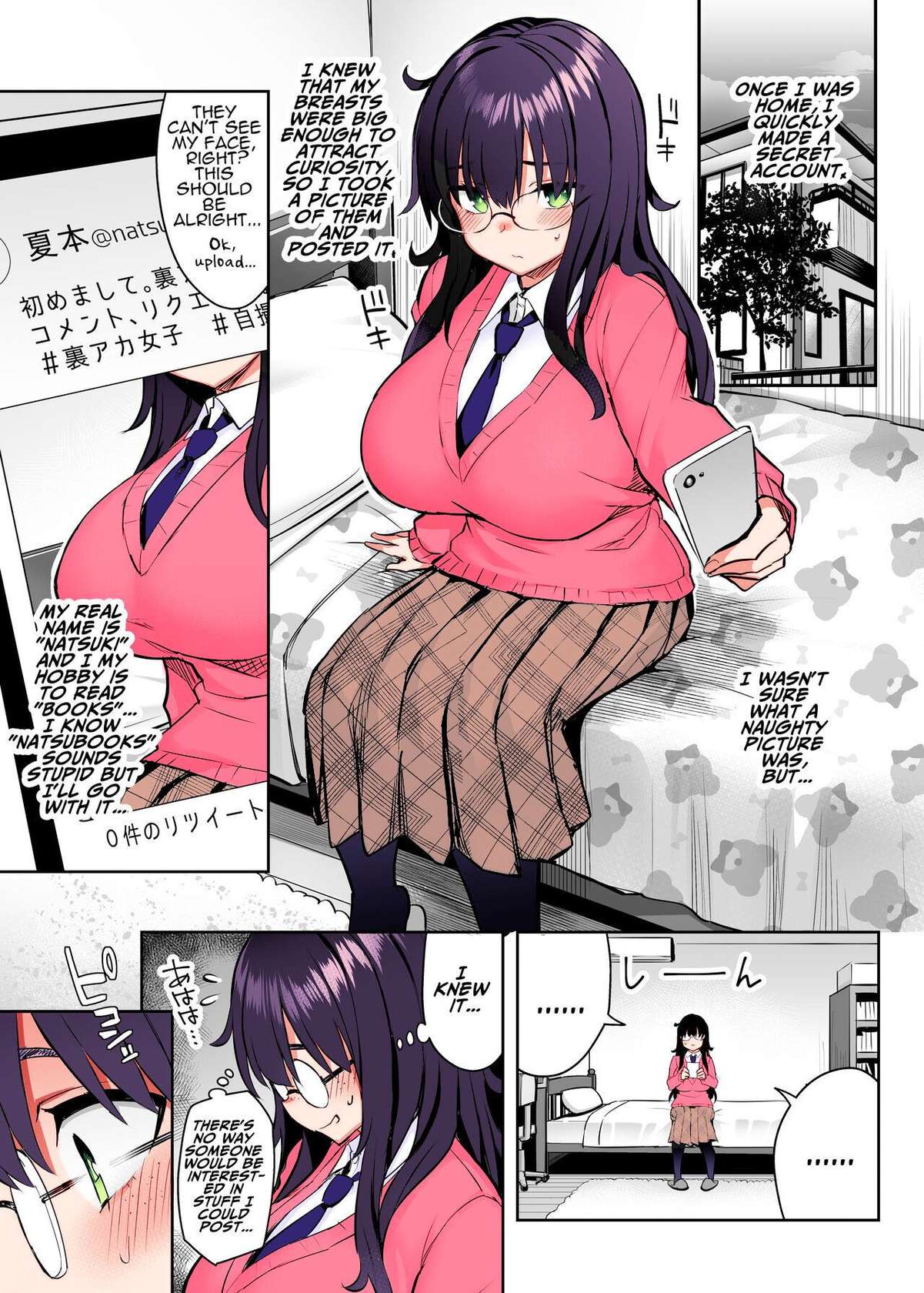 [Ichibocchi (Ichinomiya Yuu)] Moto InCha no Kyonyuu Yariman Imouto ga Erosugite, Onii-chan wa Mou...!! 0 ~Jimiko no Watashi ga Kawatta Riyuu~ | I Can't Handle My Former Bookworm Little Sister Now That She's a Slut! ~A Whore is Born~ [English] [Colorized]<