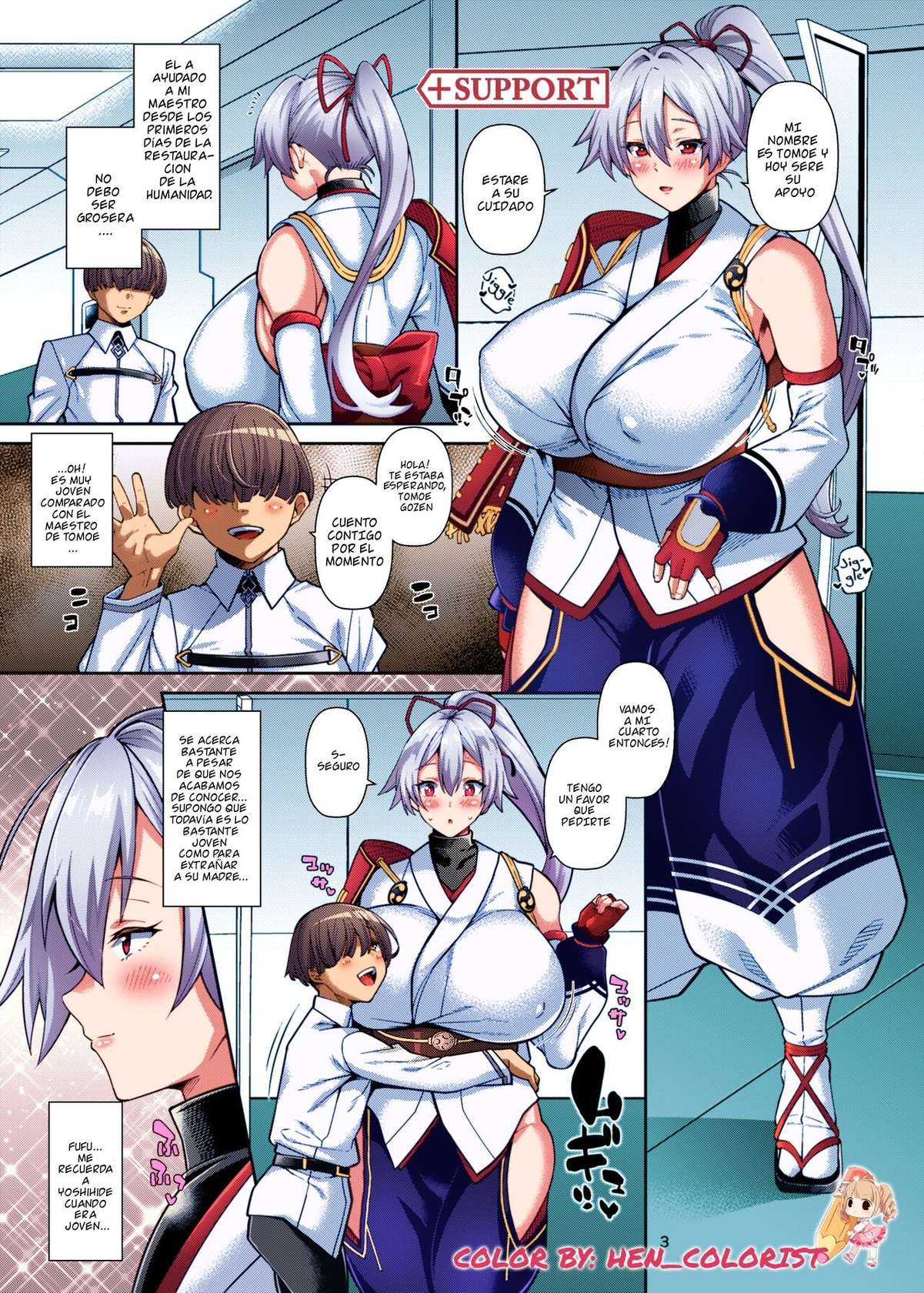 [Tanuking Sleep (Drachef)] Sex Support Zupposhi Gozen (Fate/Grand Order) [Spanish] [Colorized] [Digital]