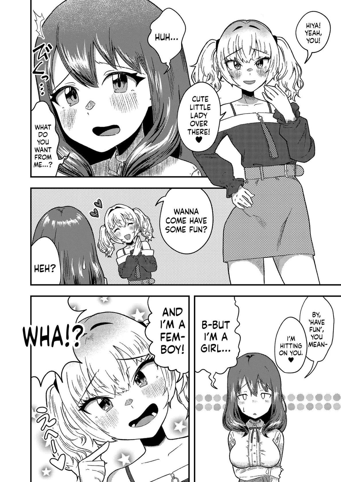 [Hyper Grown Tea (Nuwara Gray)] Mesu Gal Otokonoko ga Futanari Onee-san ni Wakarasarechau...! | A Bitchy Femboy Gyaru Comes To 'Understand' A Futanari Onee-san! [English] [Mr_Person] [Digital]