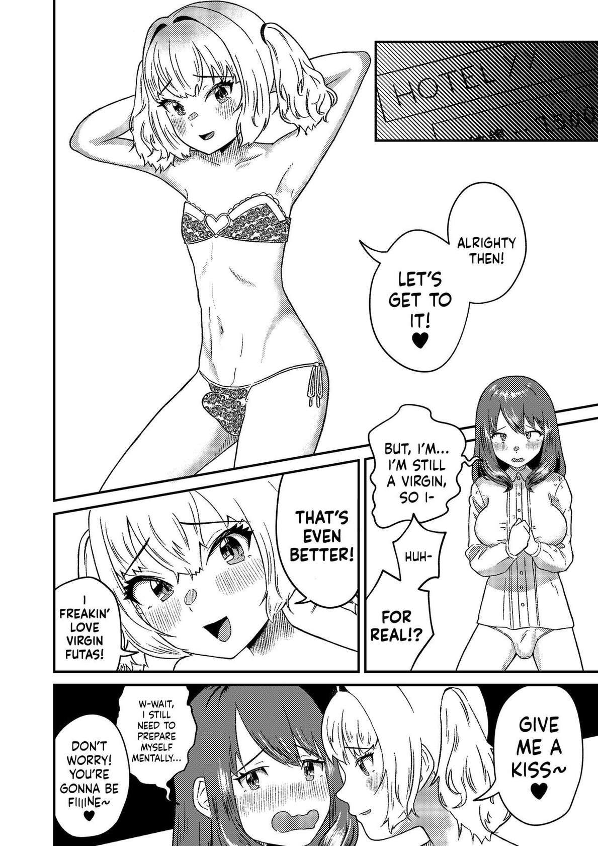 [Hyper Grown Tea (Nuwara Gray)] Mesu Gal Otokonoko ga Futanari Onee-san ni Wakarasarechau...! | A Bitchy Femboy Gyaru Comes To 'Understand' A Futanari Onee-san! [English] [Mr_Person] [Digital]