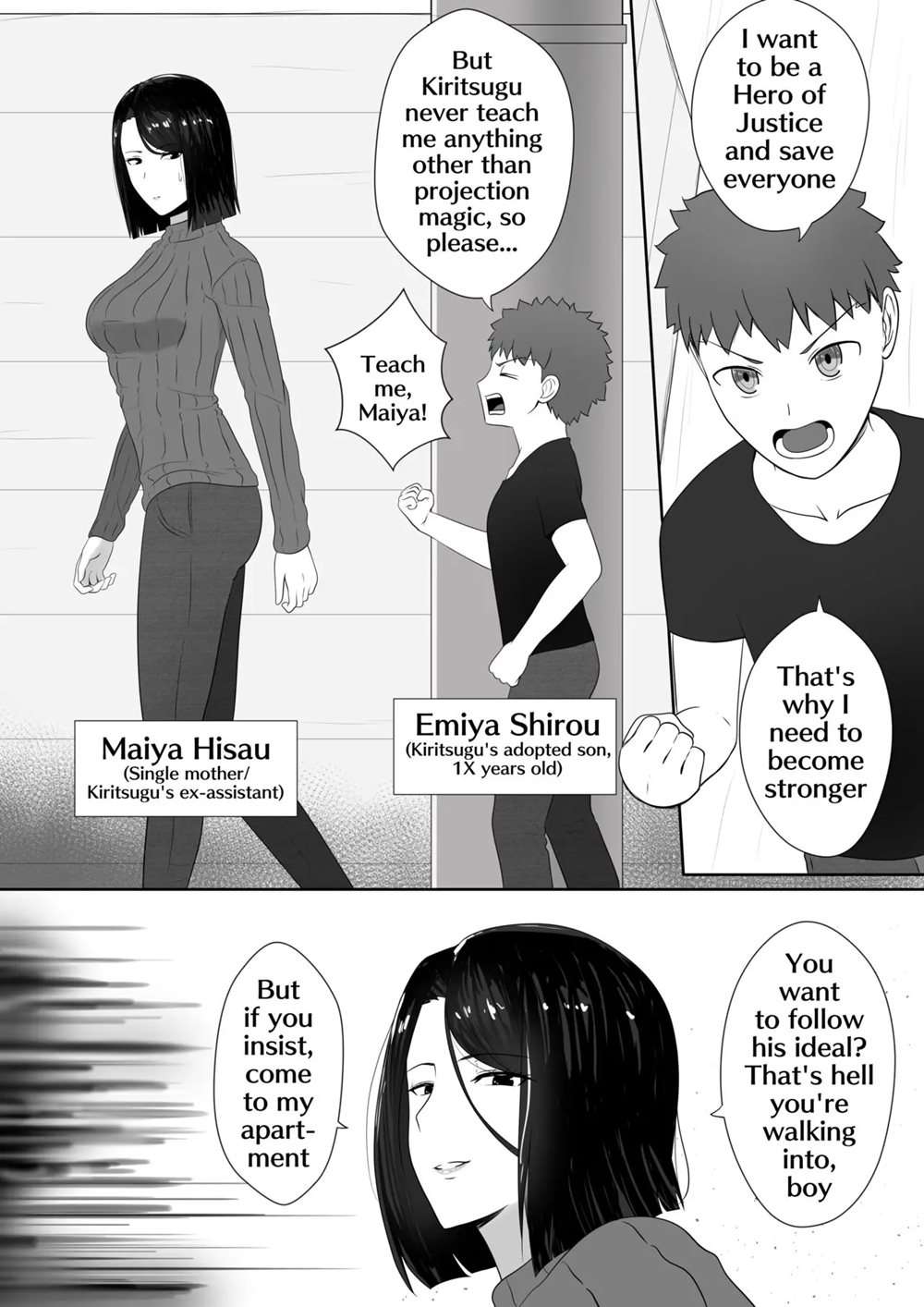 Secret Training With Maiya-Sensei [Oneshot]