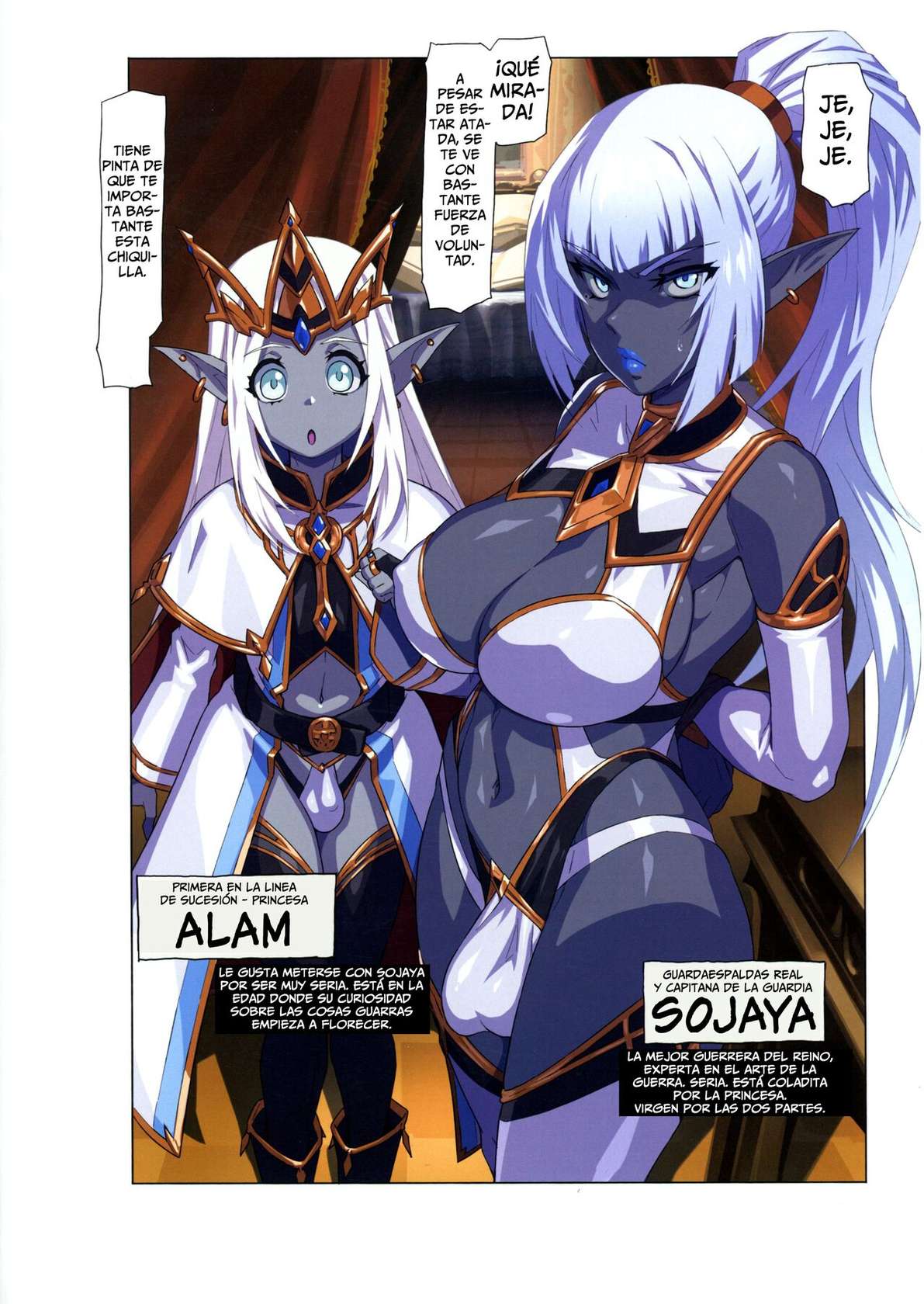 (C100) [M-ya (Mikoyan)] Ogresas Contra Elfas Oscuras ~ La Gesta de La Gestación - Ogre tai Dark Elf Ogre Hanshoku Dai Sakusen [Spanish] [Horchata Scans]