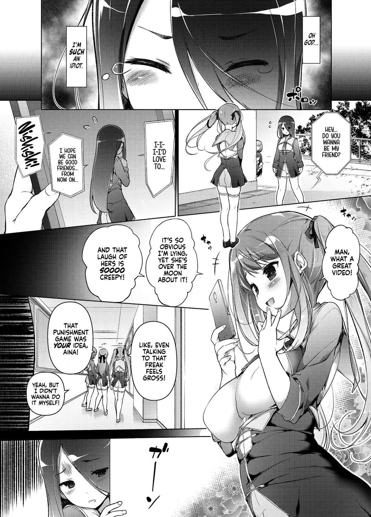 [Massaratou (Motomushi)] Watashi wo Baka ni Shita Onna ni Natta | I Swapped Bodies With My Bully [English] [Xzosk]