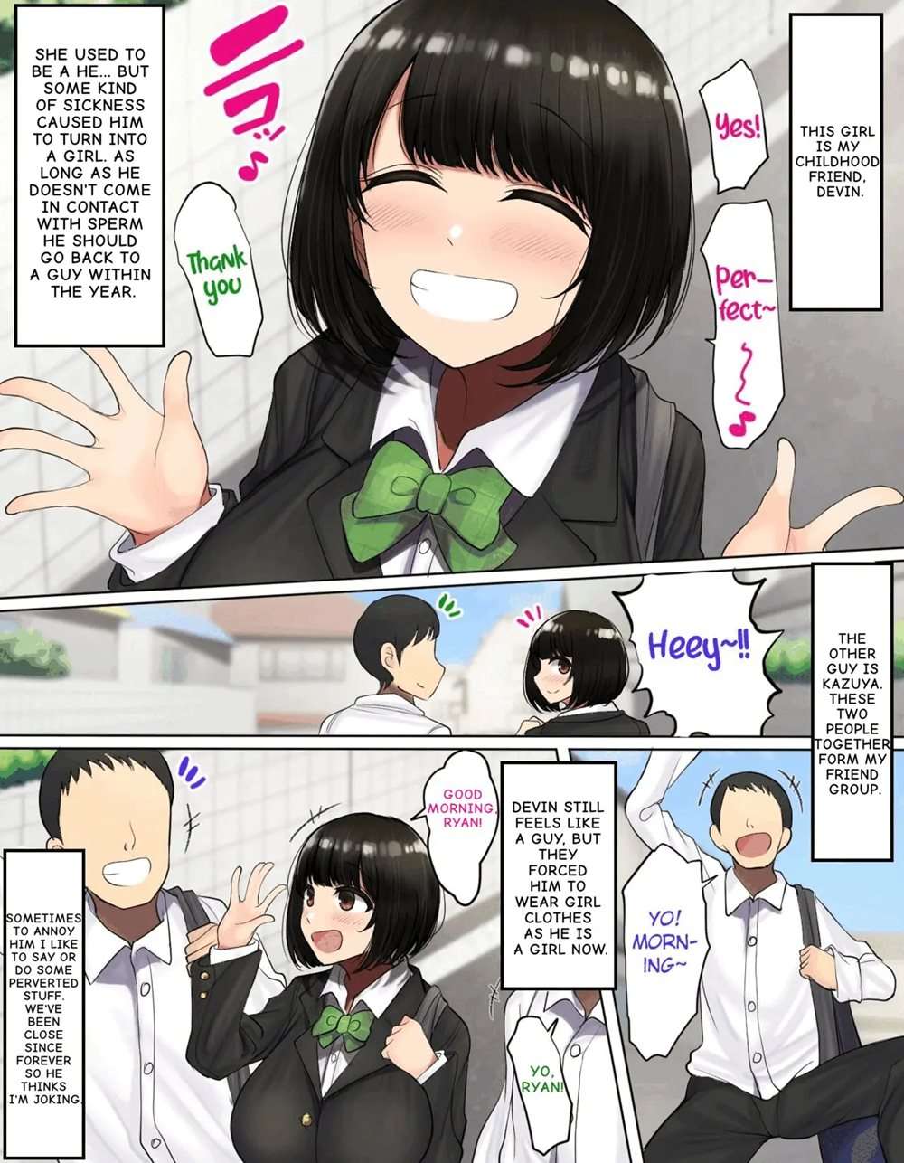 My Childhood Friend Became A Girl, Then My Mate [Oneshot]