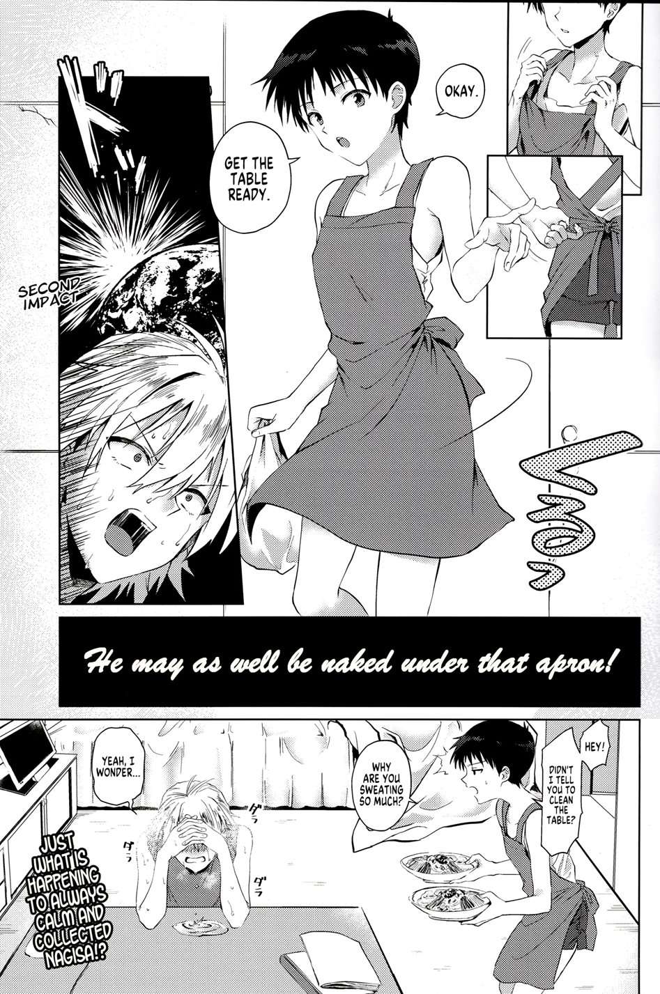 Nagisa Wants Shinji To Understand His Mad Love! [Oneshot]