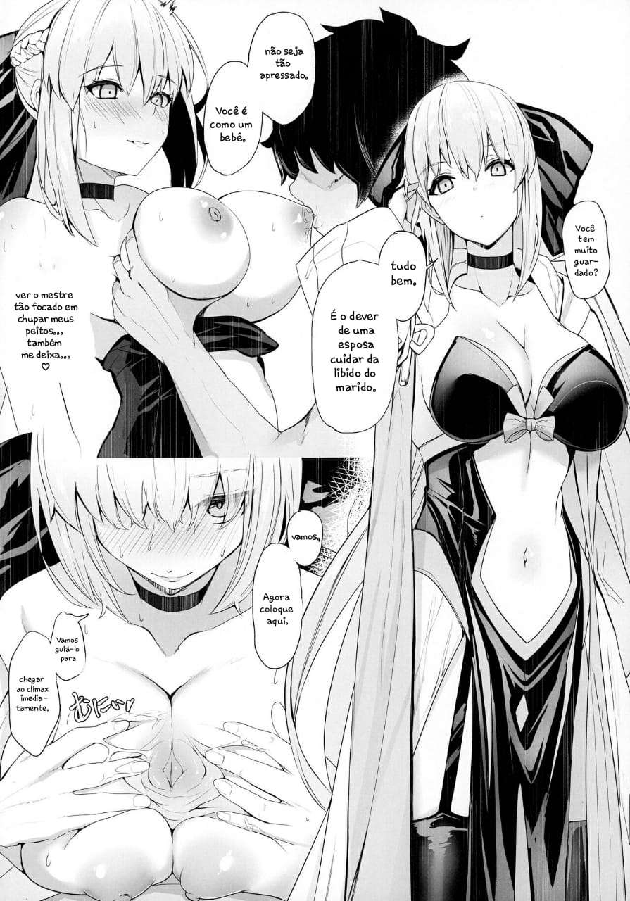 (C99) [Yurutto Pocket (Untue)] My two brides (Fate/Grand Order) [Portuguese-BR] [Kuri_Scans]