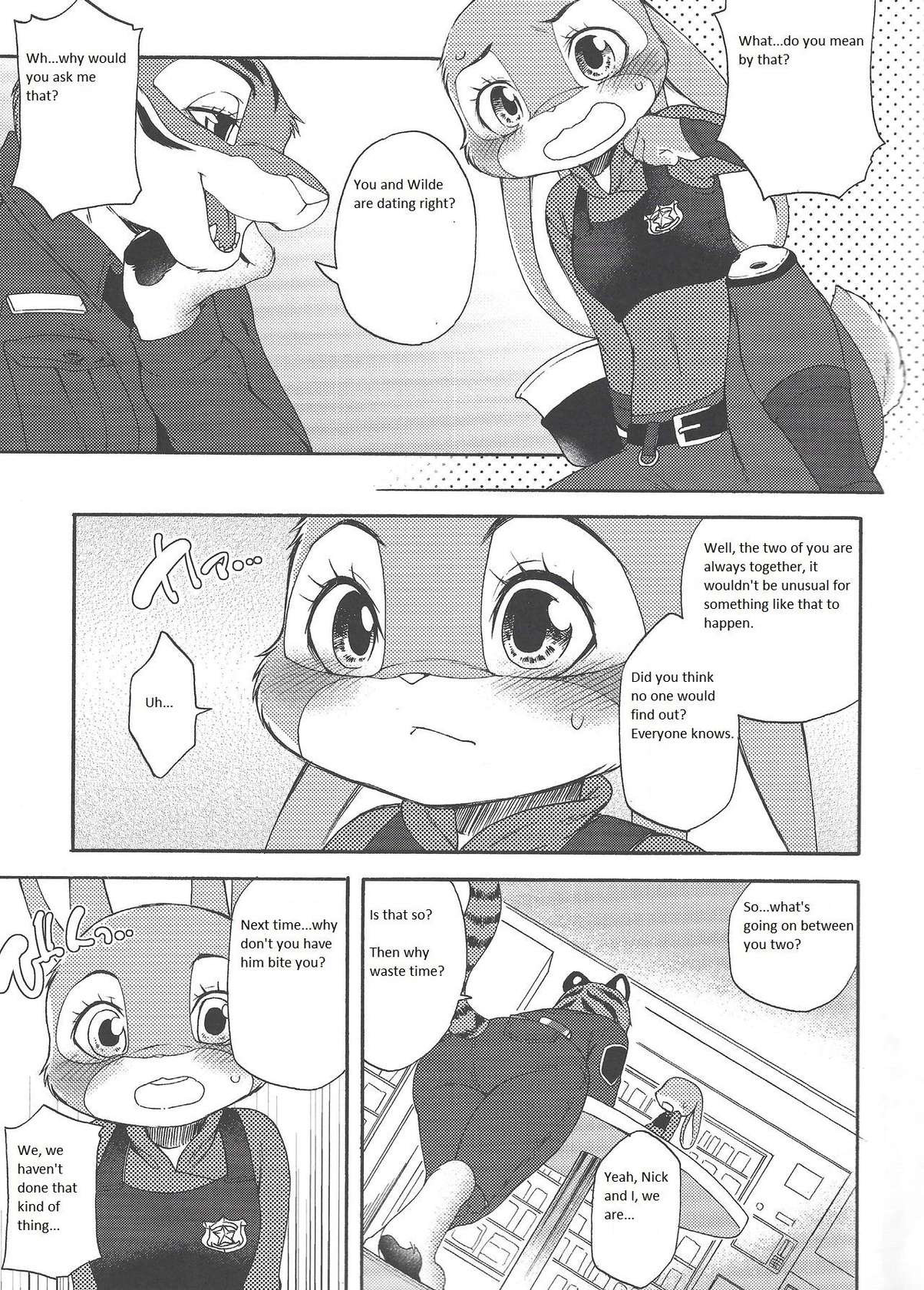 (HaruCC23) [Dogear (Inumimi Moeta)] Yawaraka na Kizuato (Zootopia) [English]