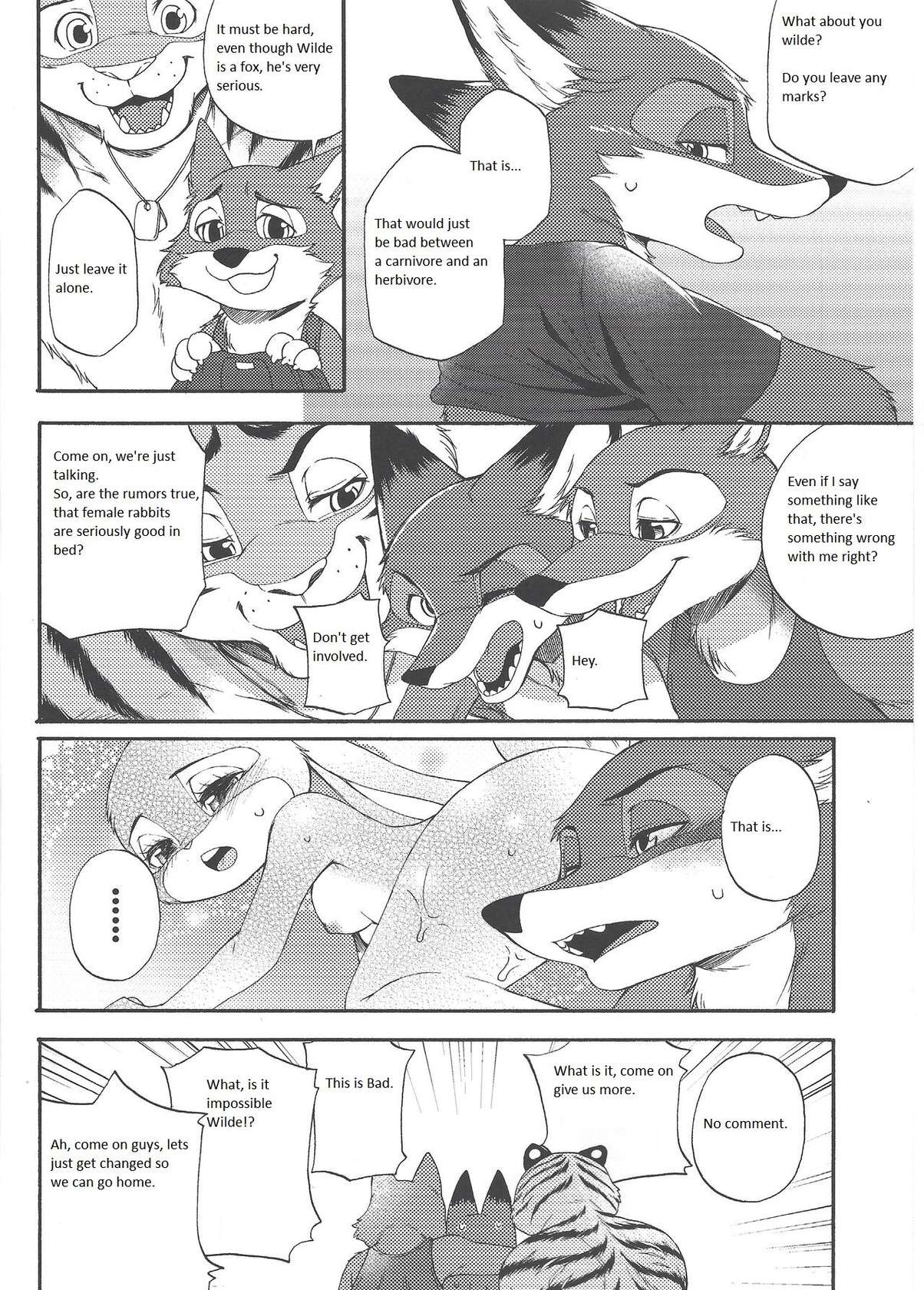 (HaruCC23) [Dogear (Inumimi Moeta)] Yawaraka na Kizuato (Zootopia) [English]