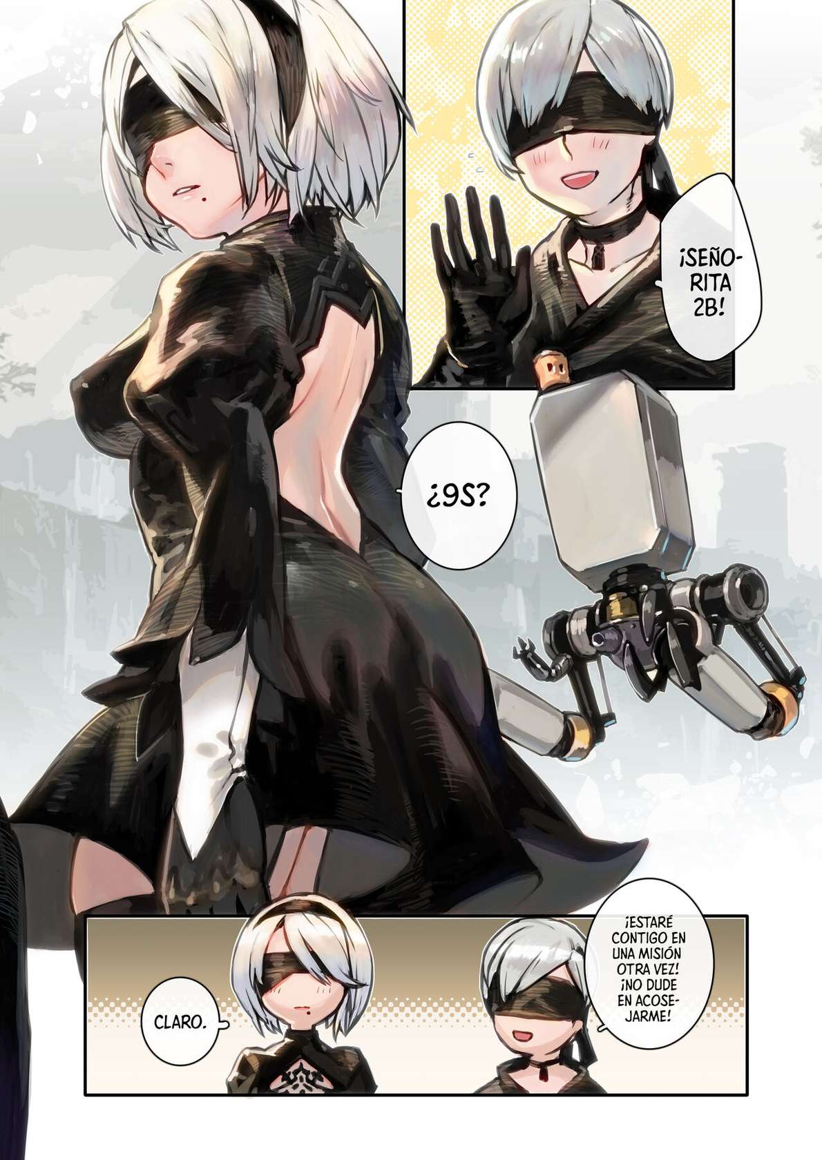 [Aoinhatsu (Aoin)] 2B9S (NieR:Automata) [Spanish] [Mr. Nugget] [Digital]