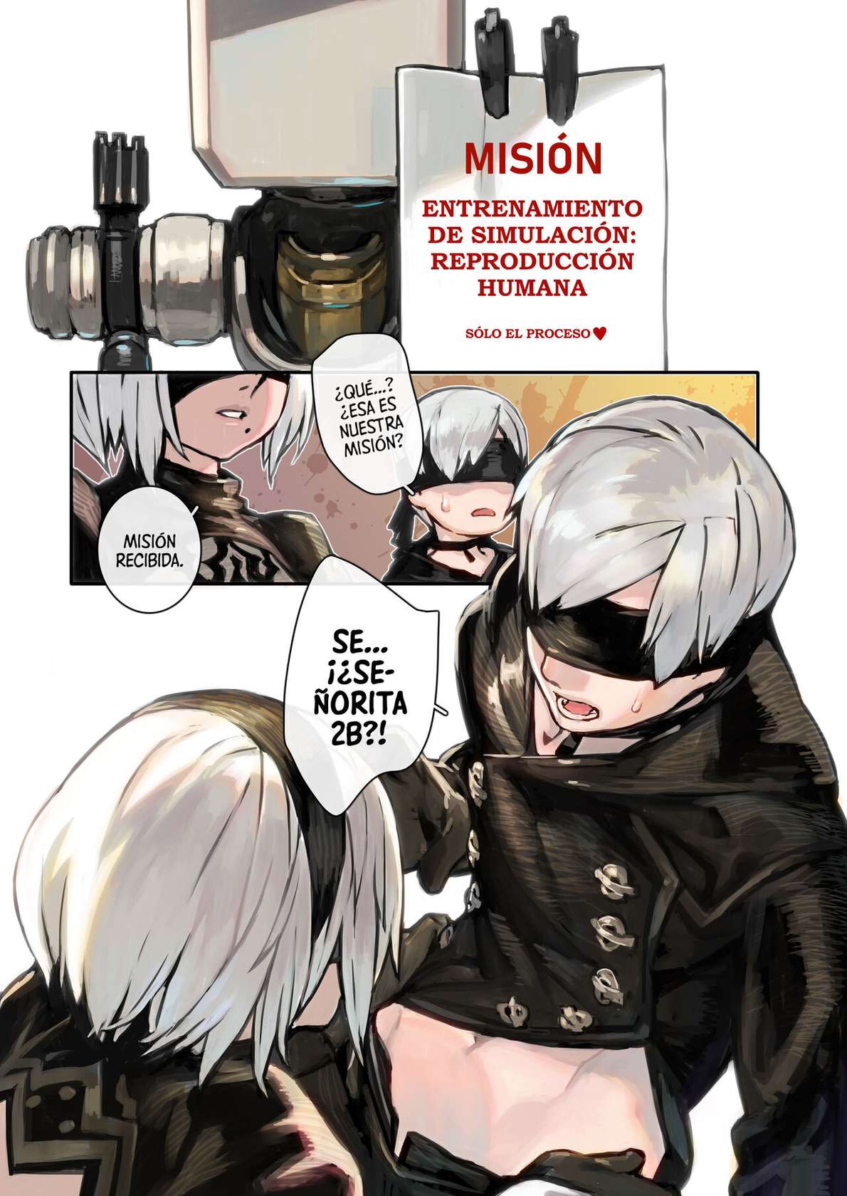 [Aoinhatsu (Aoin)] 2B9S (NieR:Automata) [Spanish] [Mr. Nugget] [Digital]