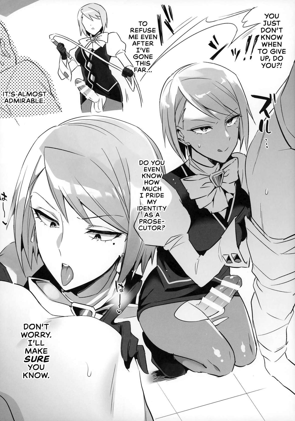 (C99) [Messzylinder (Yuma)] Futanari Mei-Chan Ni Horaretai Hitomuke Hon | A Book For People Wanting to be Dicked Down by a Futanari Franziska (Ace Attorney) [English] [head empty]