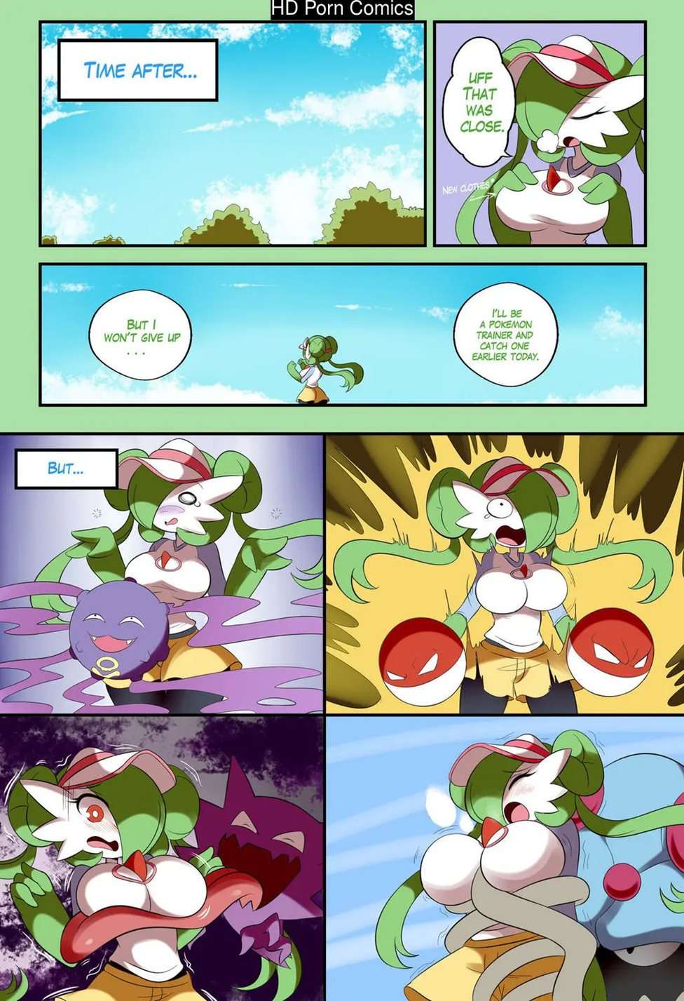 Gardevoir Trainer Comic Porn [Oneshot]