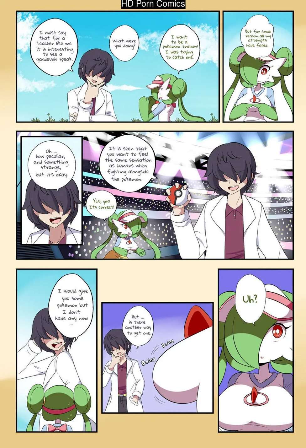 Gardevoir Trainer Comic Porn [Oneshot]