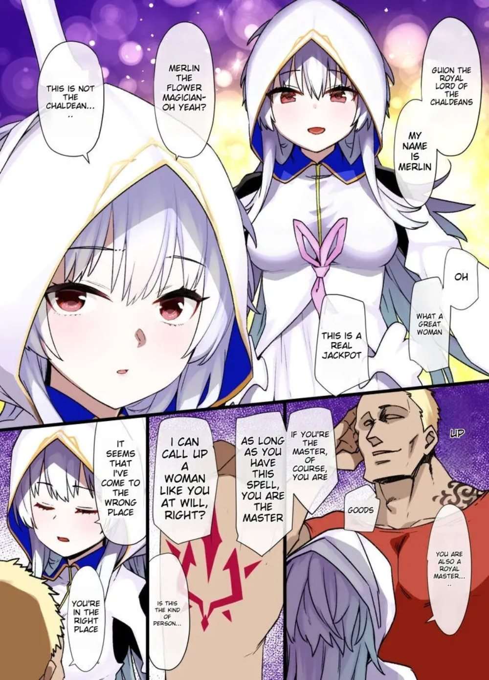 FGO Proto Merlin Enslaved Manga [Oneshot]