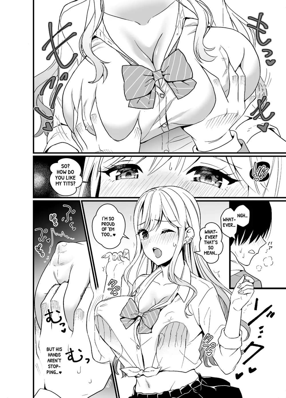 That Time Gyarus Asked Me To Grope Their Tits After Class [Oneshot]