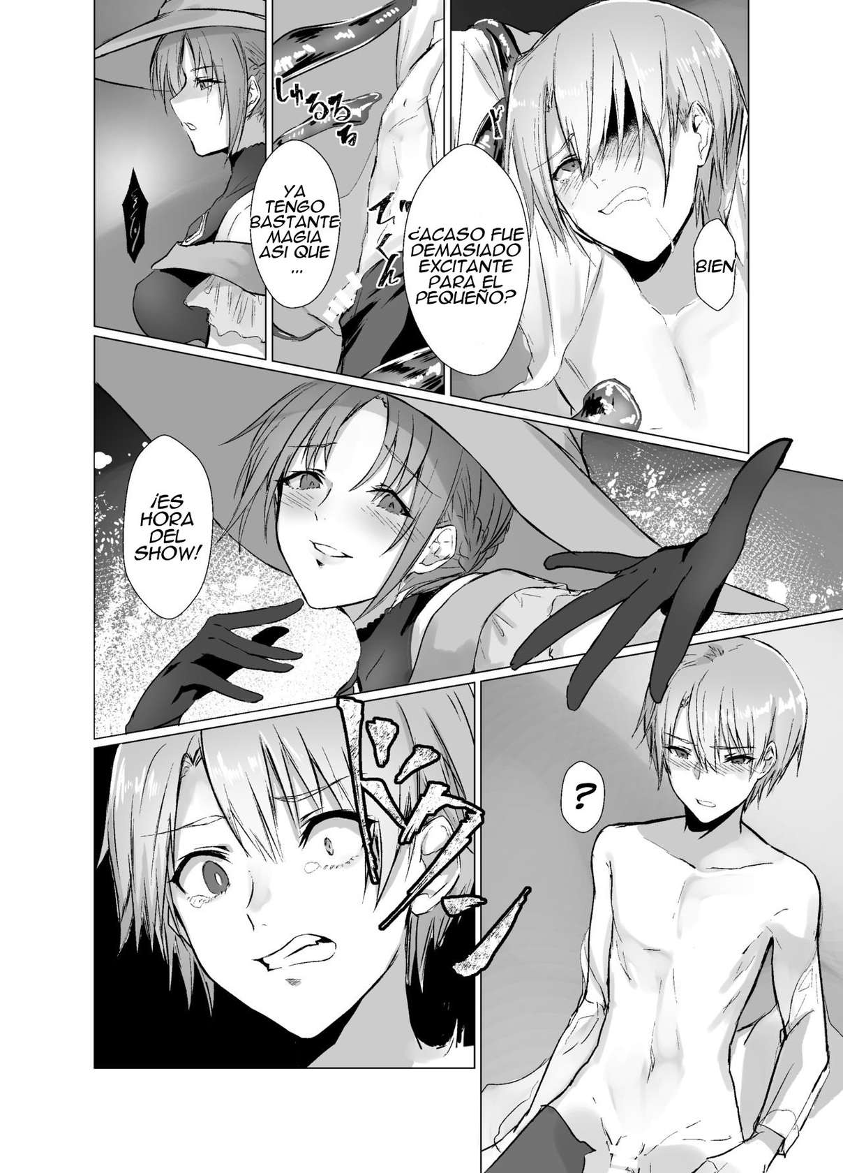 [Yugen no Suda (Mugen no Sudadokei)] Kegarenaki Ken ~Hokori Takaki Ouji Kyousei Nyotaika~ [Spanish] [GenderBender Scans]