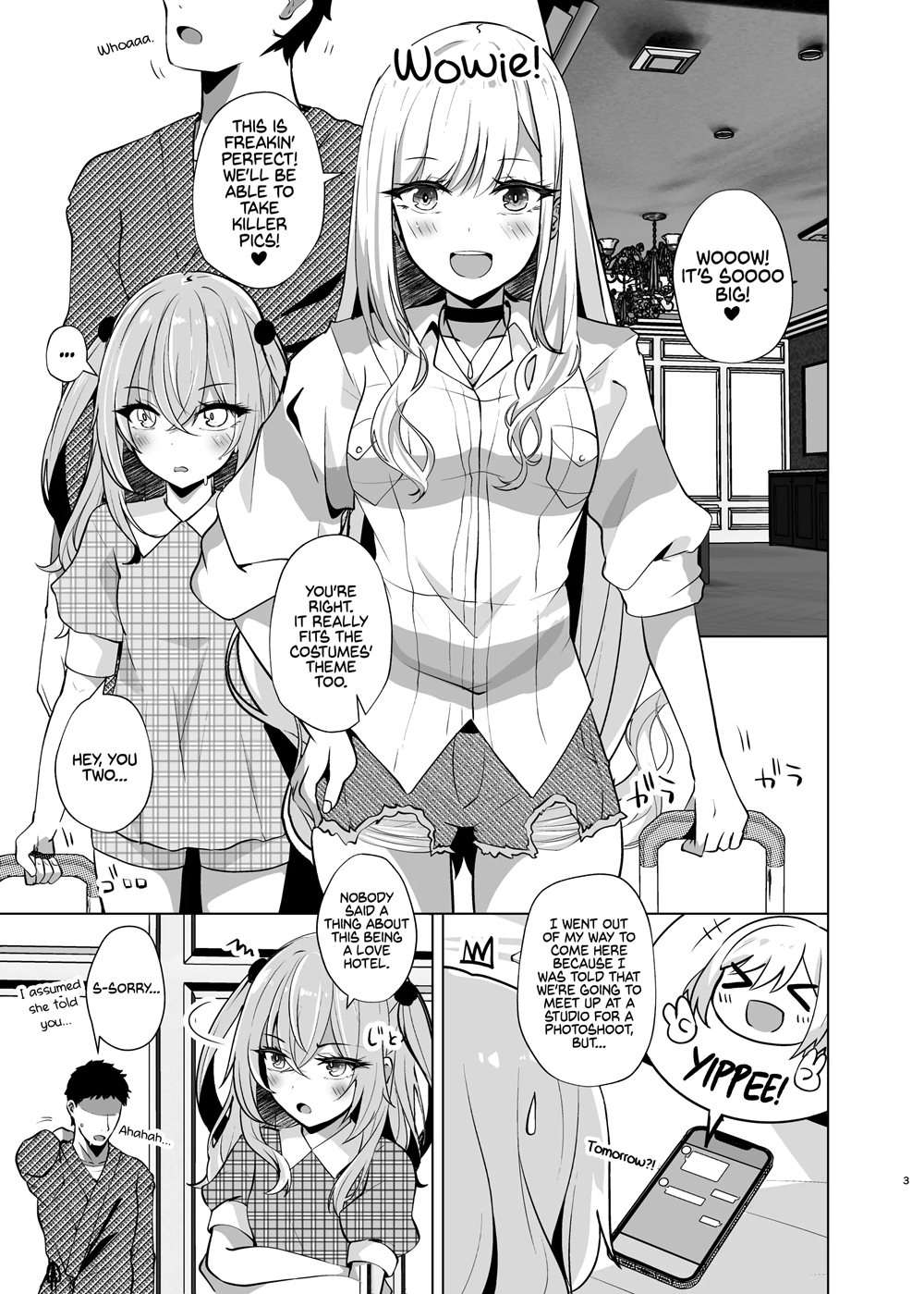 Fucking Two Cosplayers For Free At A Love Hotel [Oneshot]