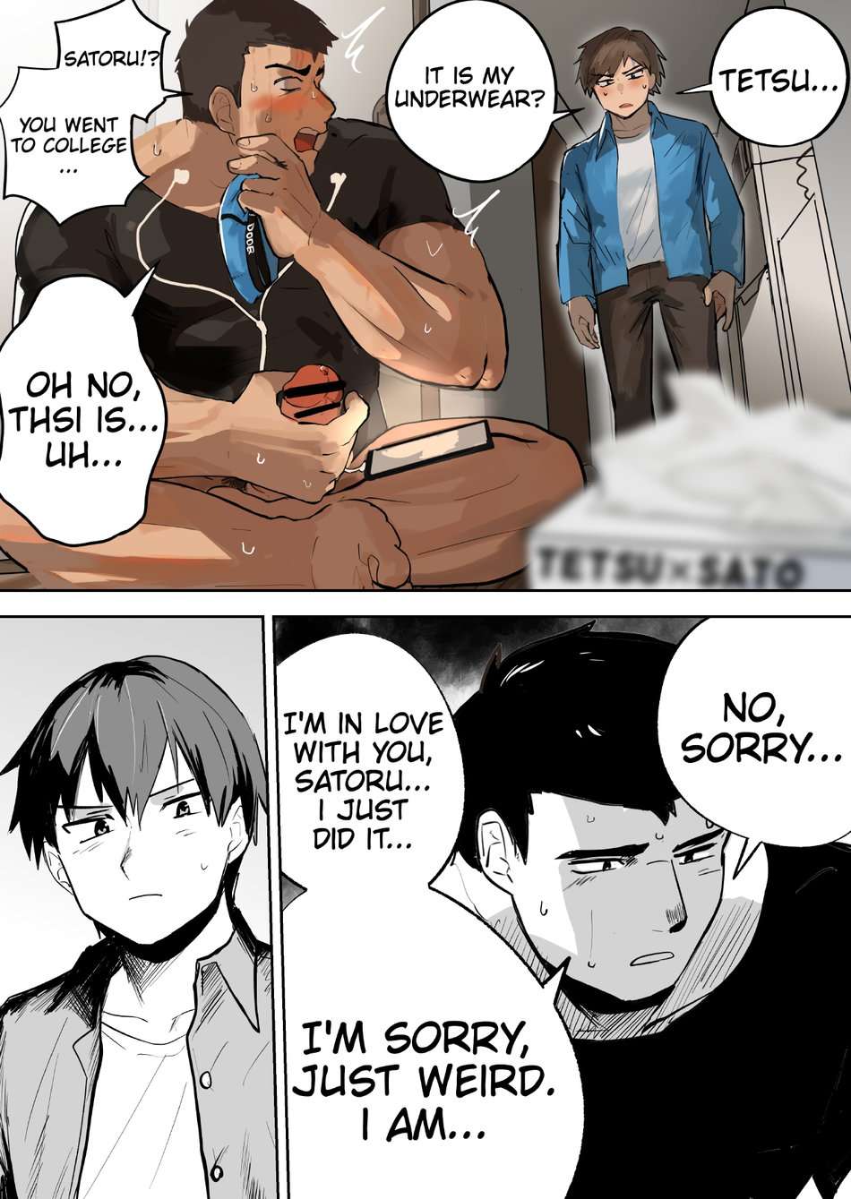 [Saikoro De Kimerusouchi] A stocky straight guy who actually loves me [English]