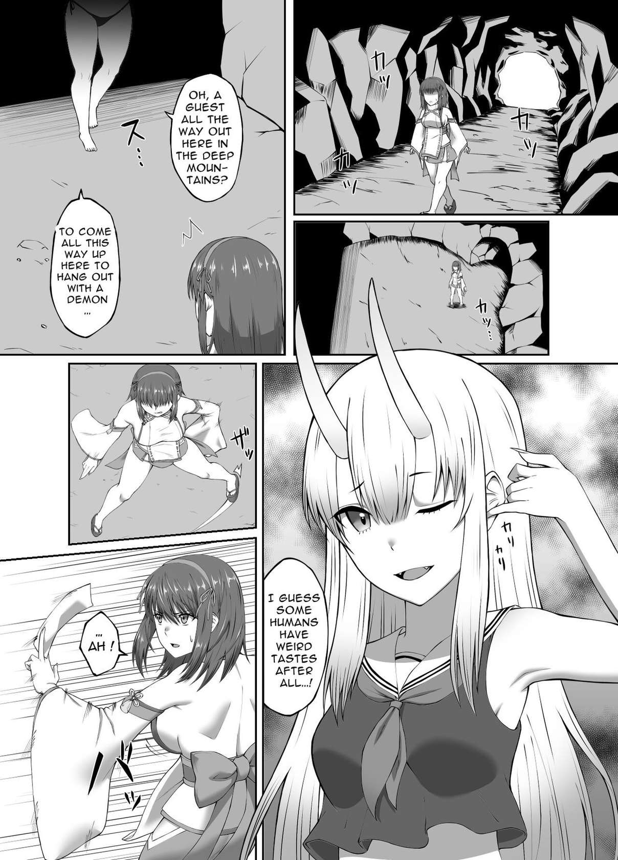 [Seika Kairaku Shoten (Erutoria, Kumakko, Yuki Haru)] Depraved Exorcist Corruption ~perverted phallic pleasures turn shrine maidens to lewd demons~ [English] [Fallen Games]