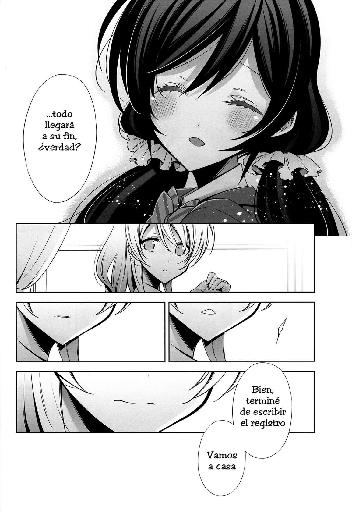 (C85) [Waterfall (Takano Saku)] Haru mo Natsu mo Aki mo Fuyu mo (Love Live!) [Spanish] [HishiRikka]