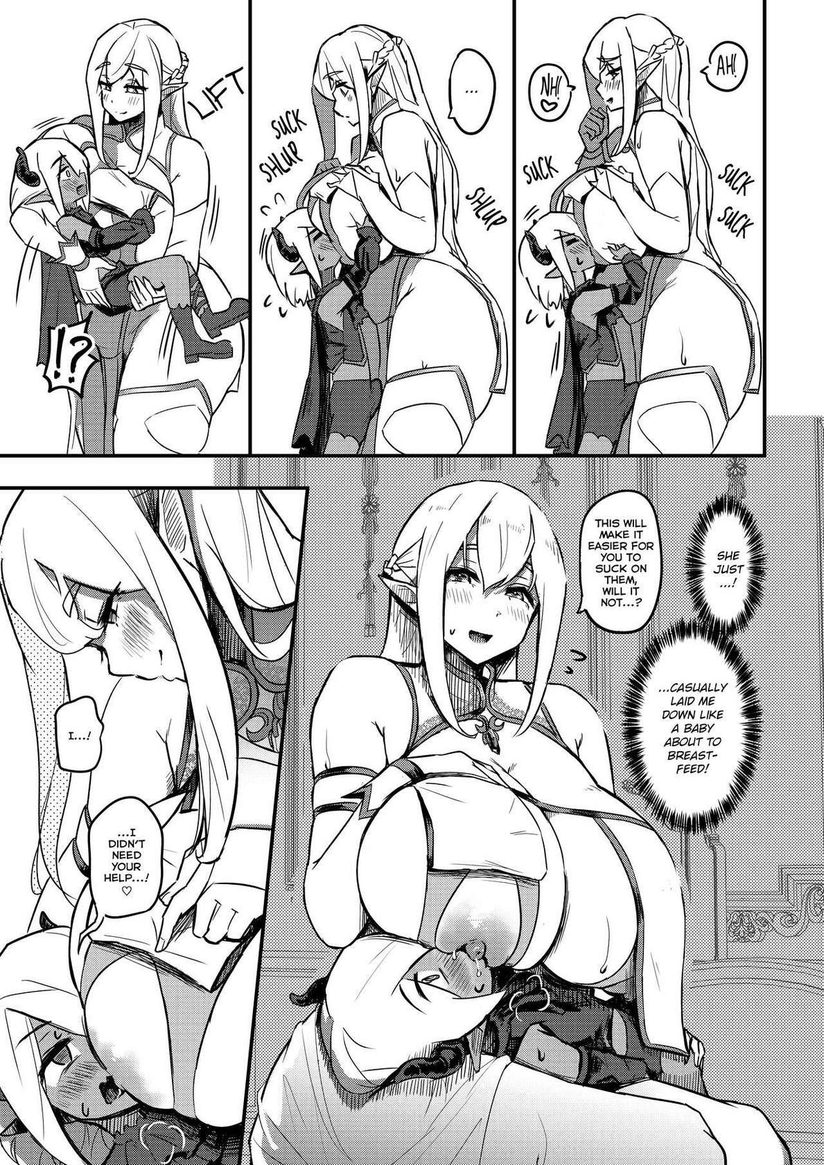 [Uniya (Ikinari Mojio)] Kusozako Sourou Maou wa Chouanzangata no Mucchi Muchi Elf Mama ni Makeppanashi | The Bratty, Quick-Shot Demon Prince Just Can't Win Against This Thicc Elven Mommy! [English] [Digital]