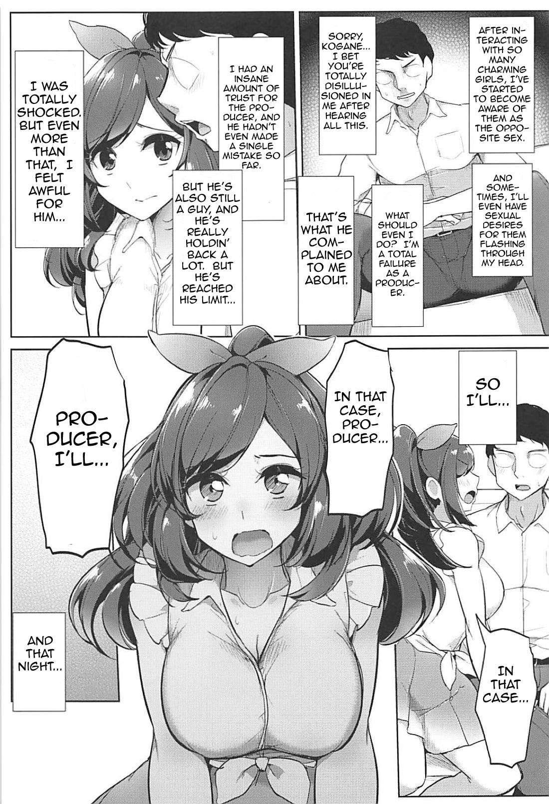 (C94) [Sanman Sanzen Koiking (Tyranu)] P e no Suki wa Tomeraren bai | When I Just Can't Stop Loving The Producer (THE iDOLM@STER: Shiny Colors) [English] [Doujins.com]