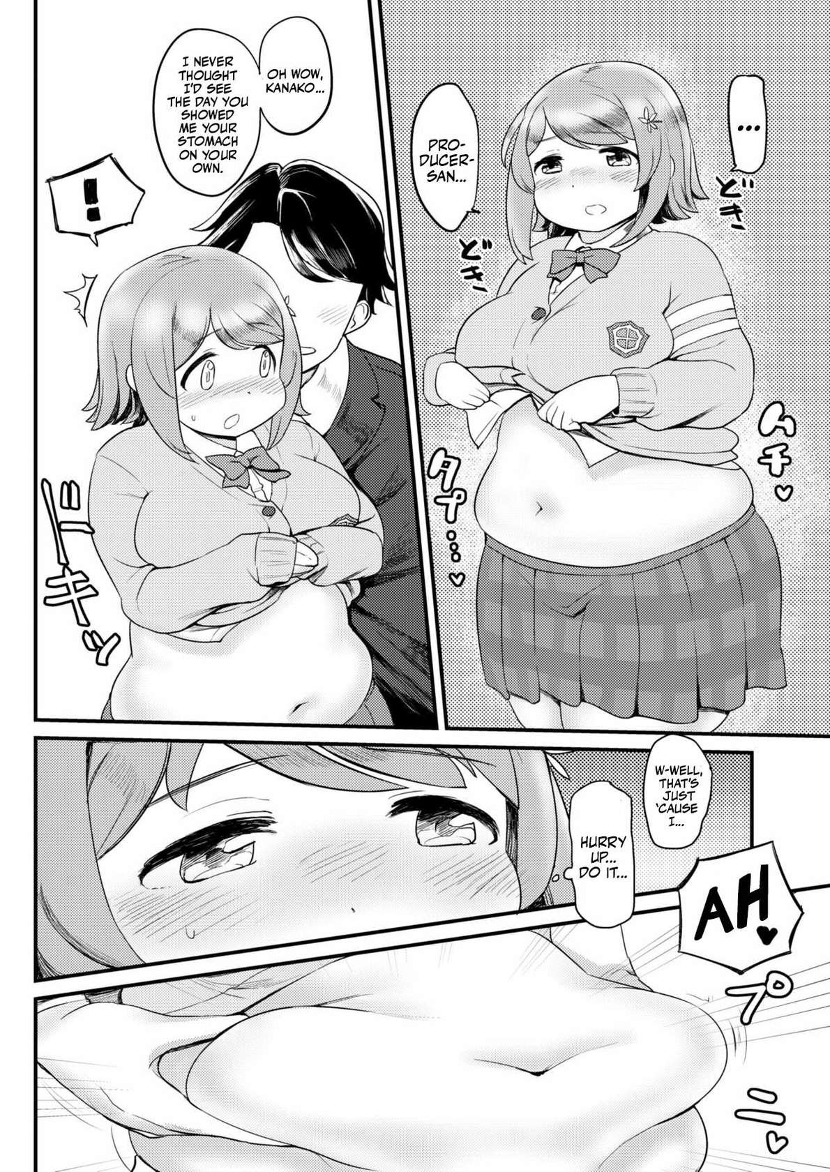 [Fusa Syobou (Fusa)] Kanako no Onaka. | Kanako's Belly. (THE IDOLM@STER CINDERELLA GIRLS) [English] [Mr_Person]