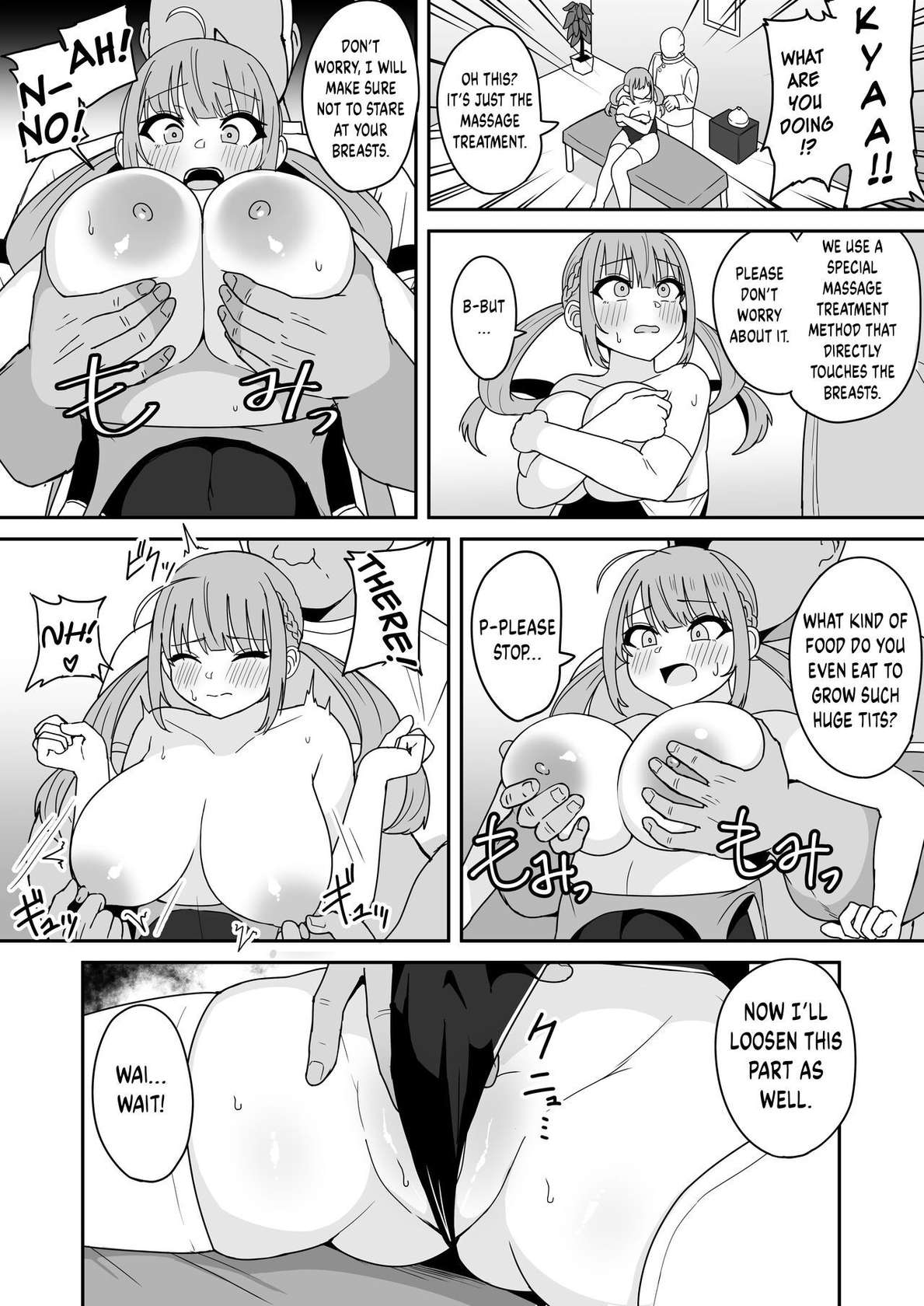 [Fuzui] Massage-Ten de Sekuhara Sareru Aqua-chan | Aqua-chan Gets Sexually Harassed at a Massage Parlor (Minato Aqua) [English] [Digital]