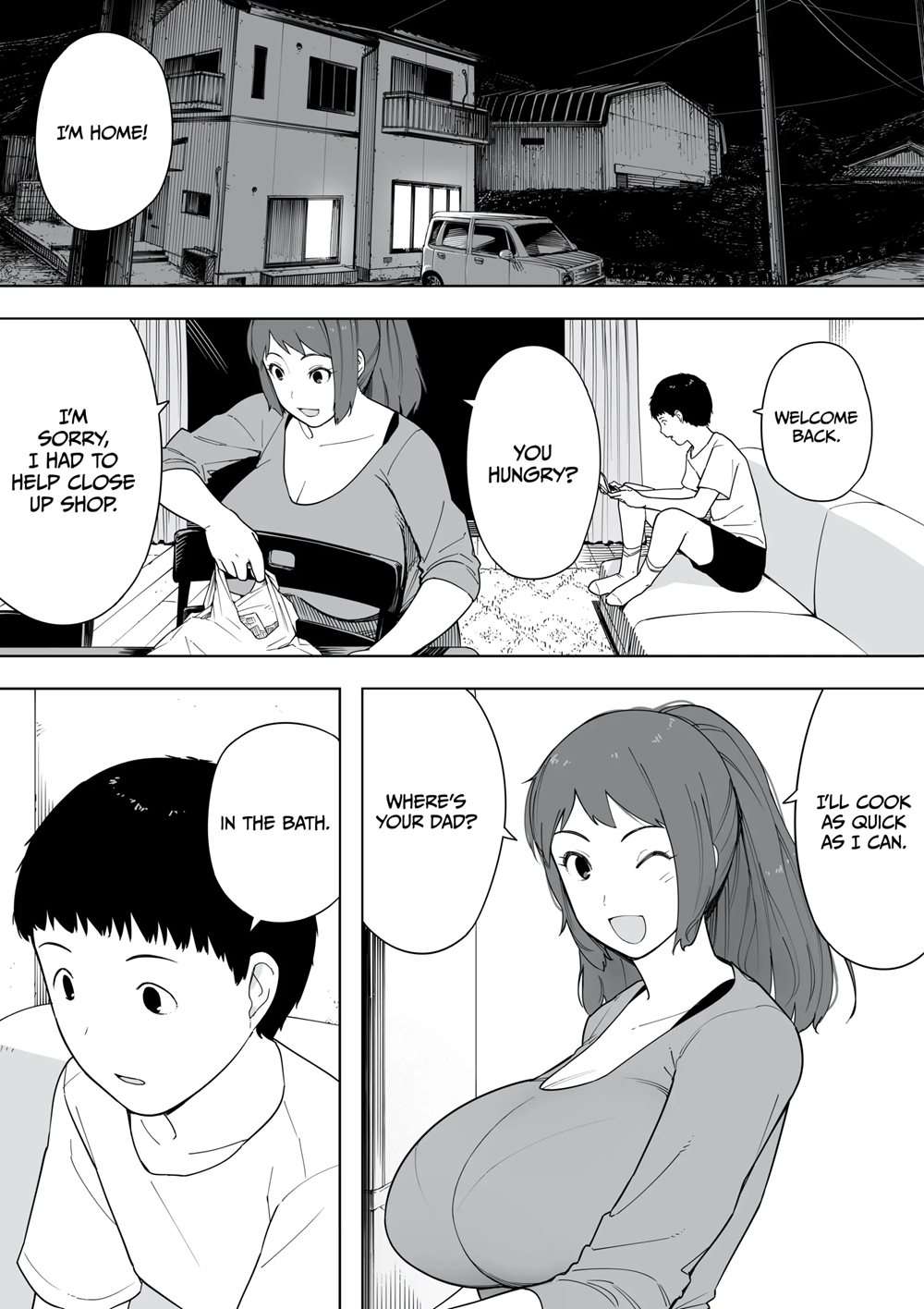 Nande Sonna Yatsu Ga Iin Da Yo... -Jijii To Uwaki Ninshin Saikon Shita Kaa-san [Oneshot]