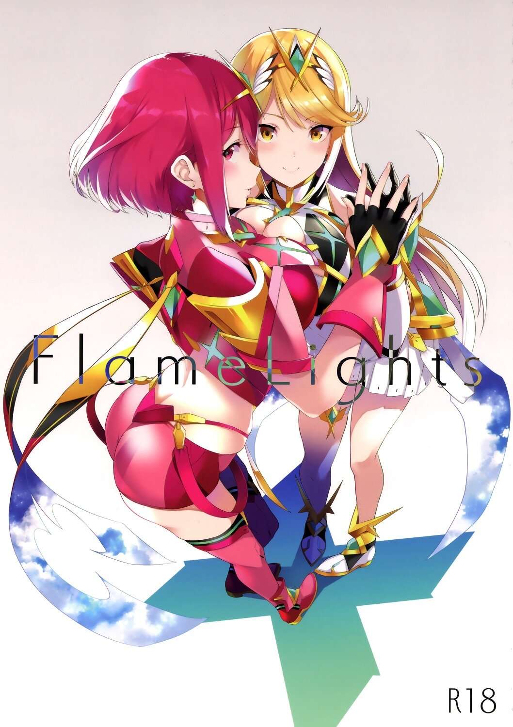 (C96) [Yuuki Nyuugyou (Yuuki Shin)] FlameLights (Xenoblade Chronicles 2) [Spanish]