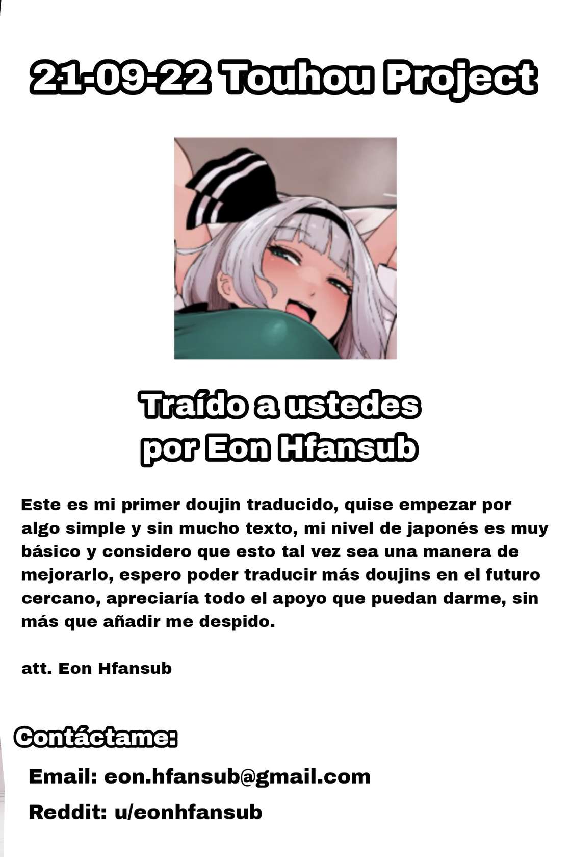 [Starraisins] 22-09-22 (Touhou Project) [Spanish]