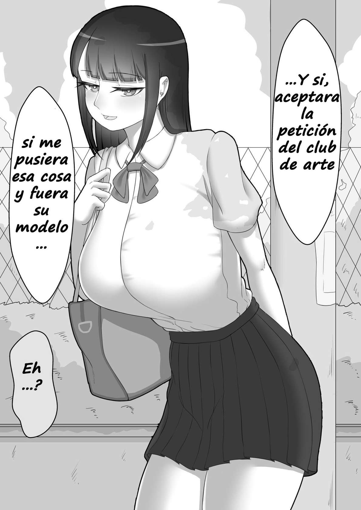 [Netorare no Tami] Kanojo wa Nerewa Rete Iru - Historia Principal 1 - Solicitud como Modelo de Dibujo