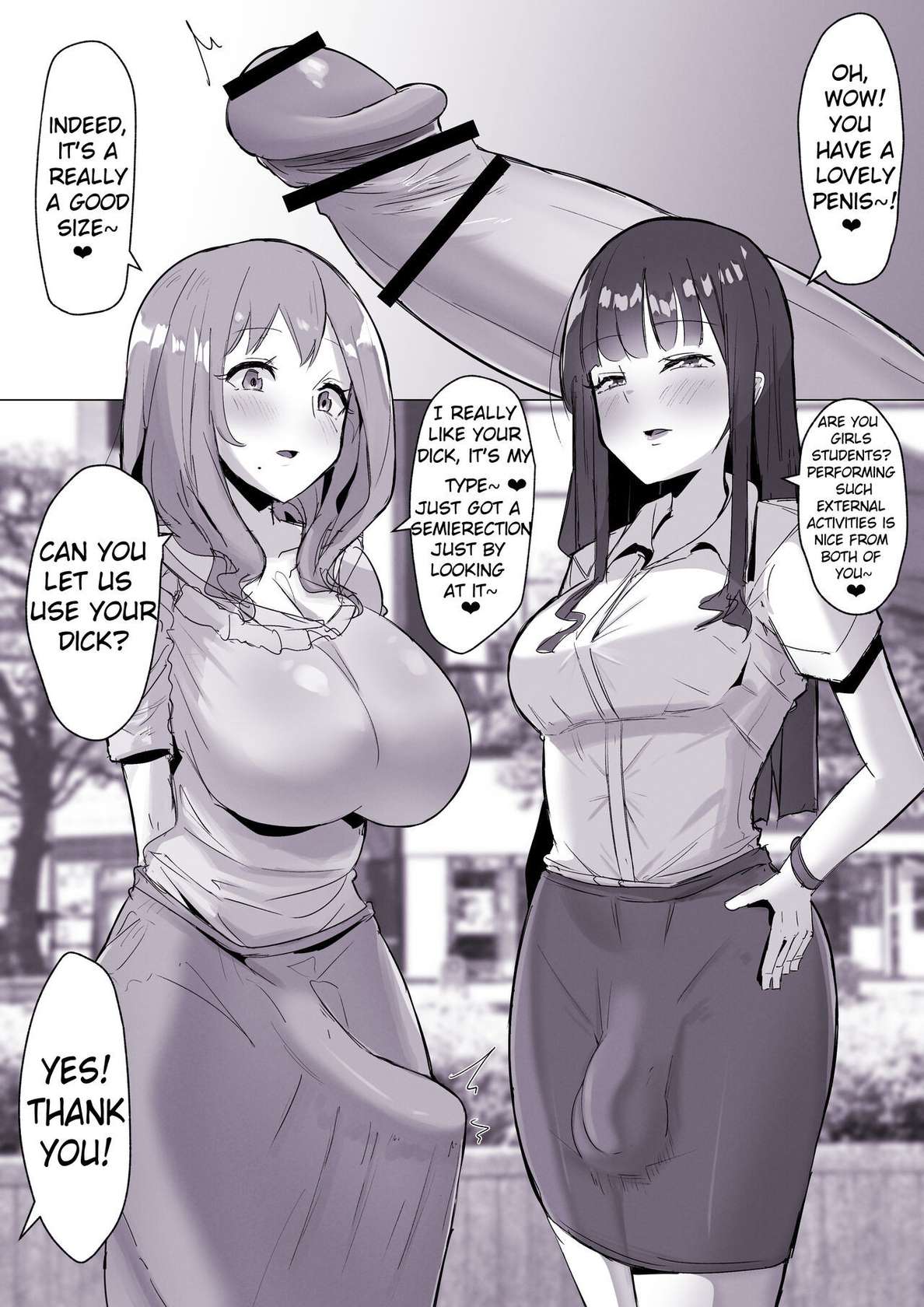 [Sella] Futanari Neighborhood Free Dick [English]