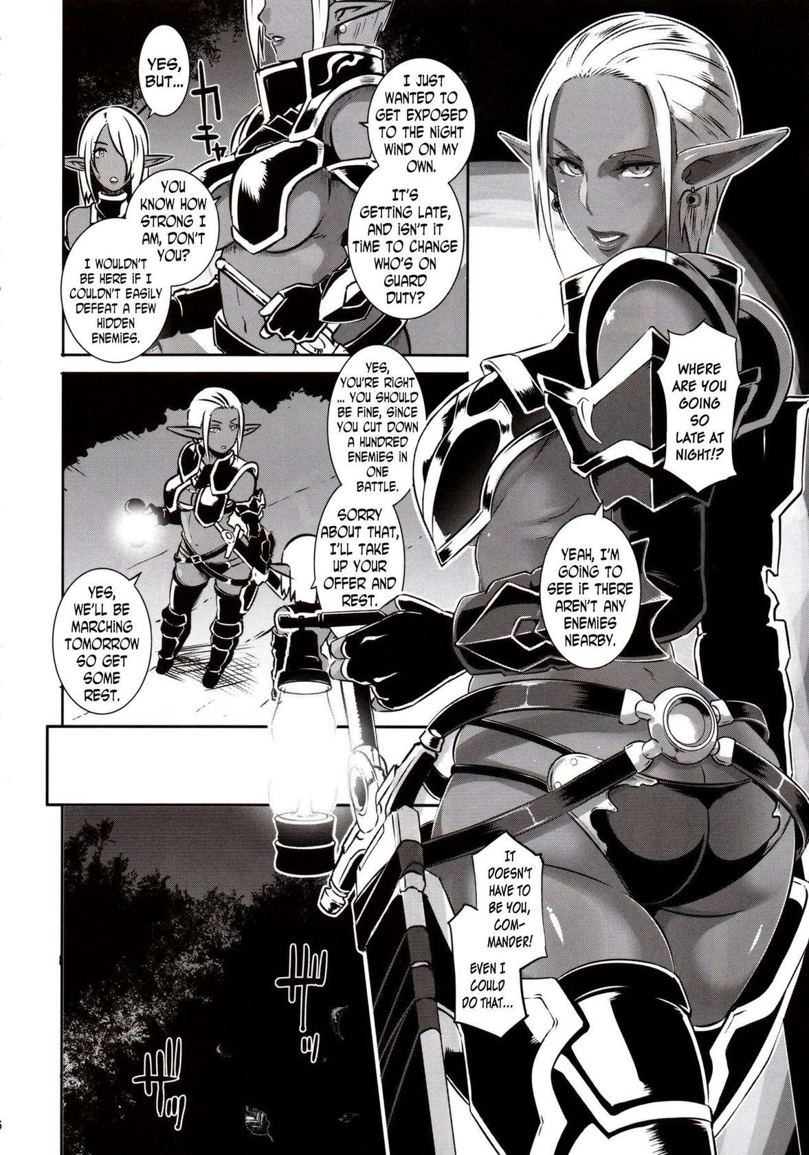 (C89) [EROQUIS! (Butcha-U)] DARK ELF vs ALIEN [English] [N04h] [Decensored]