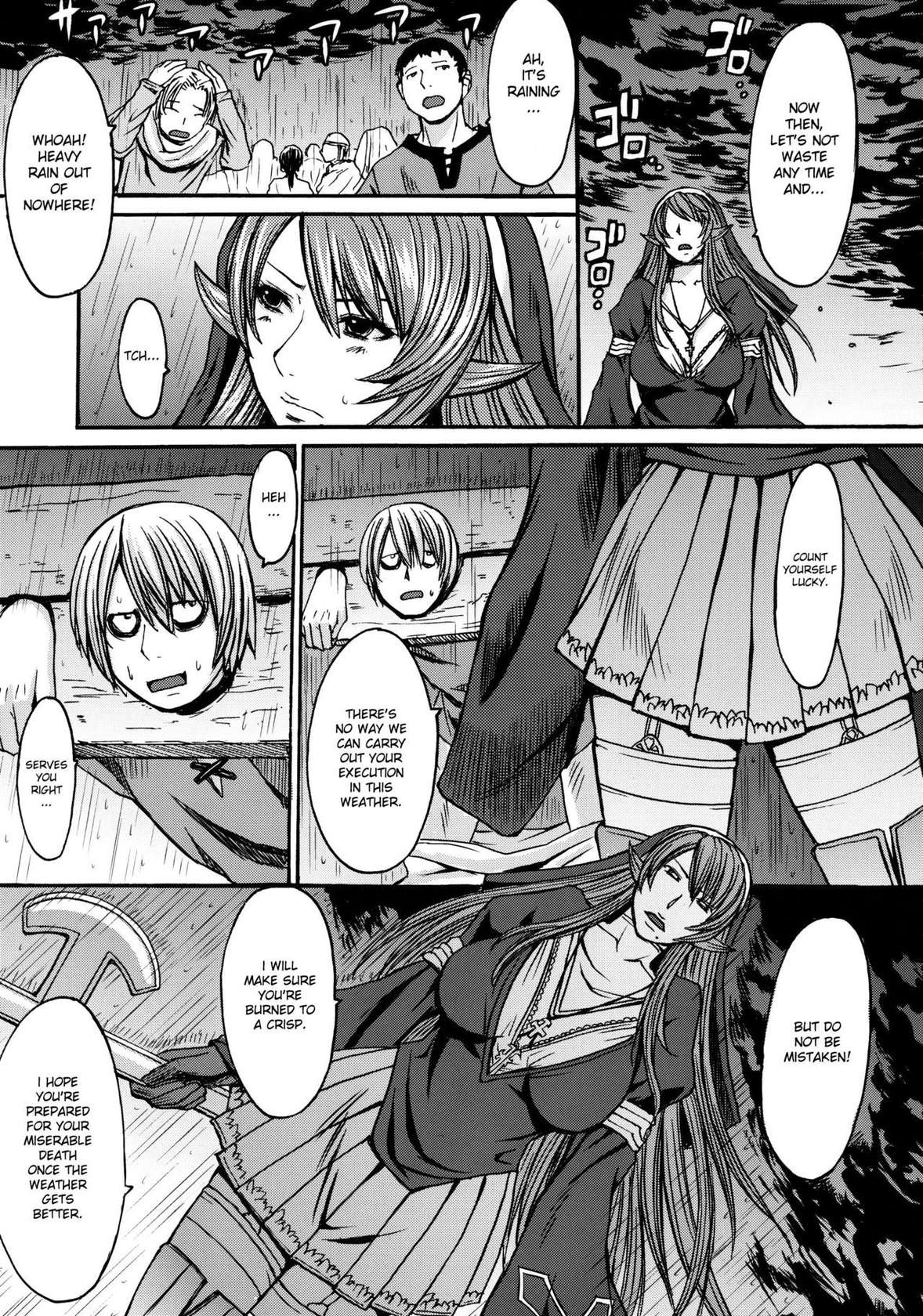 (C78) [Bakunyu Fullnerson (Kokuryuugan)] Funkei! Funkei! Mata Funkei!! | Burn Her! Burn Her! Burn Her Again!! (Queen's Blade) [English] [DesuDesu] [Decensored]